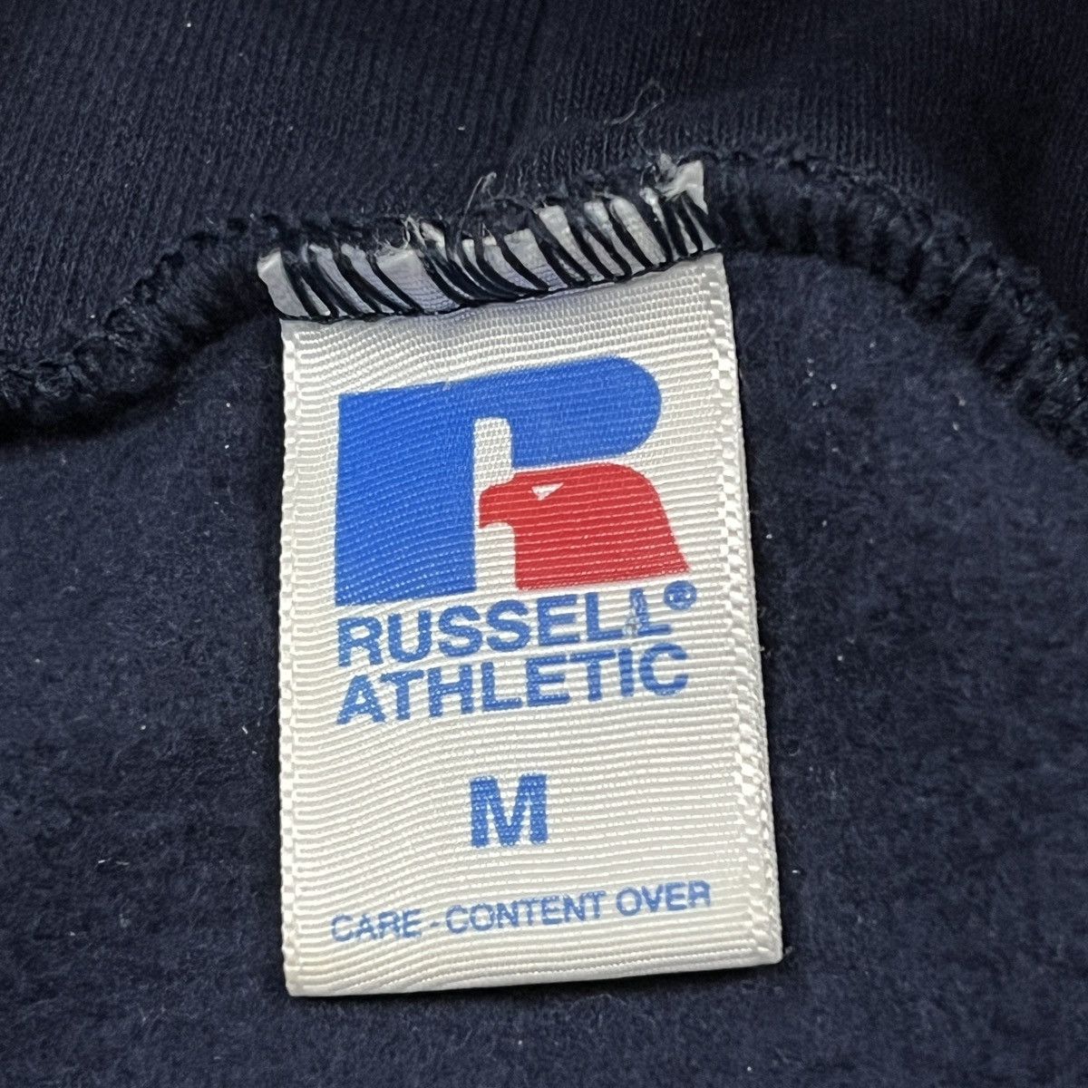 Russell Athletic Vintage Russell Athletic Hoodie Navy Made in Scotland Med Size US M / EU 48-50 / 2 - 7 Thumbnail