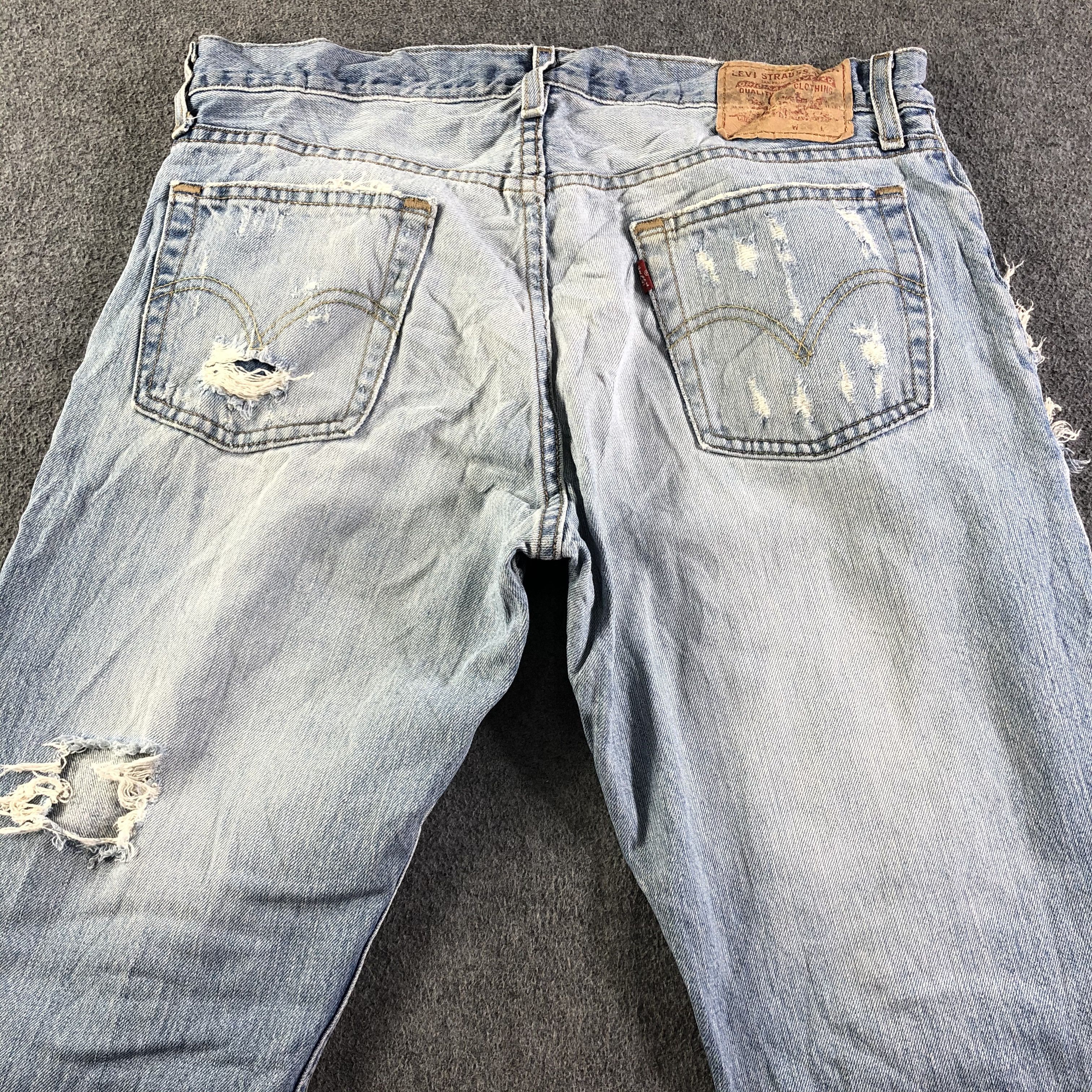 Levi's Vintage Light Wash Levis 527 Jeans-J4150 Size US 35 - 4 Thumbnail