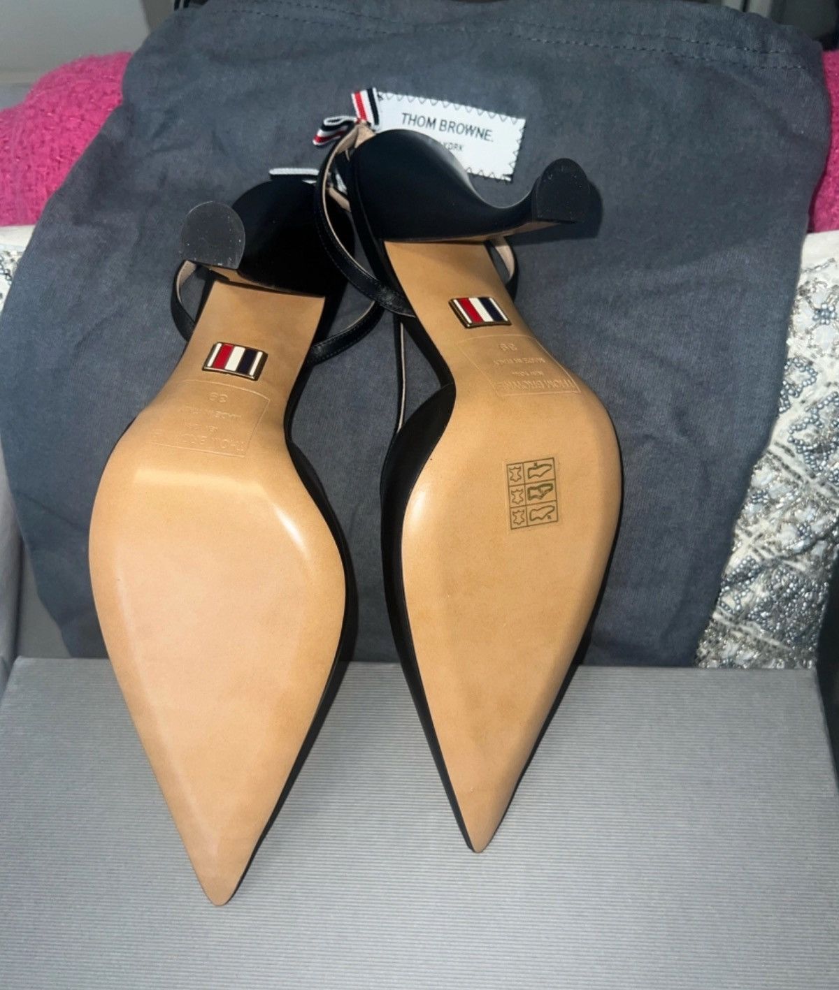 Thom Browne THOME BROWNE Slingback Heel, 39 Size US 9 / IT 39 - 7 Thumbnail