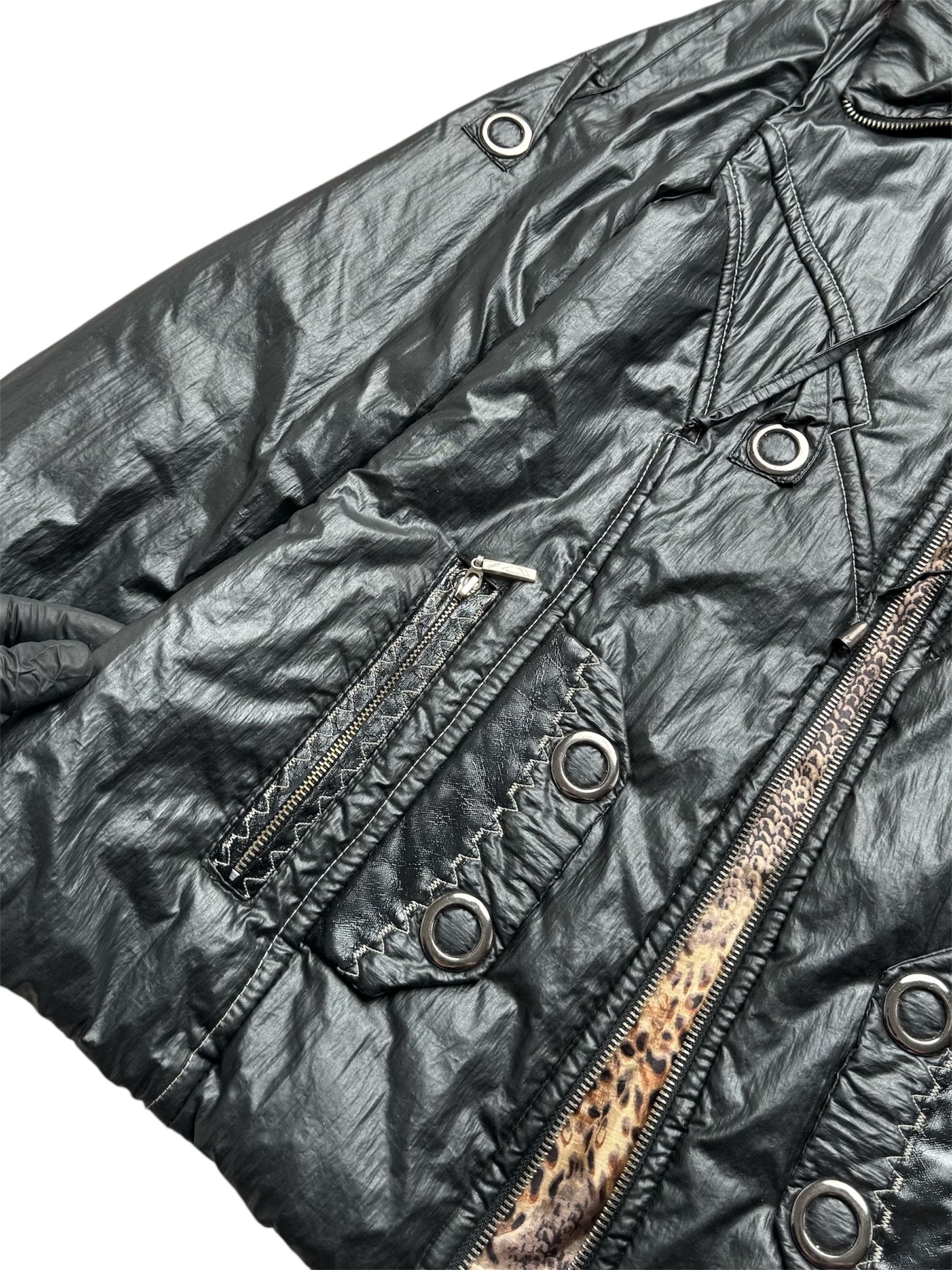 Vintage Y2K Hooded Jacket(V369) Size M / US 6-8 / IT 42-44 - 2 Thumbnail