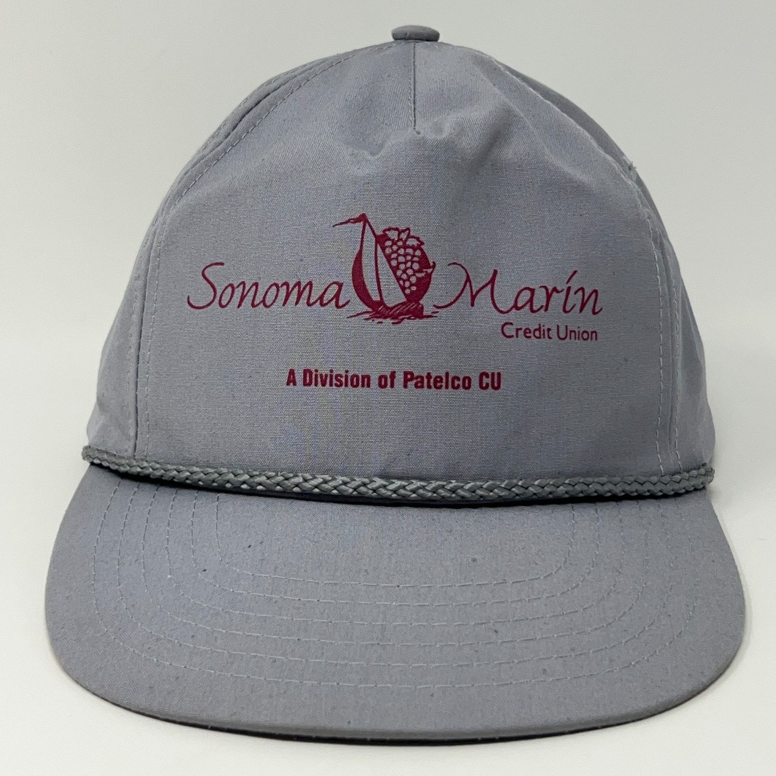 Vintage Vintage 90s Sonoma Marin Credit Union Hat Baseball Cap Gray Size ONE SIZE - 1 Thumbnail