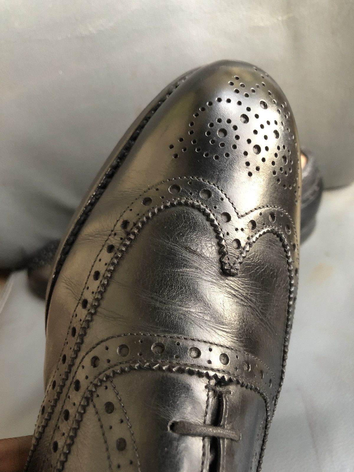 Edward Green Edward Green Black Leather Men’s Dress shoes size 8.5 E Size US 8.5 / EU 41-42 - 18 Thumbnail