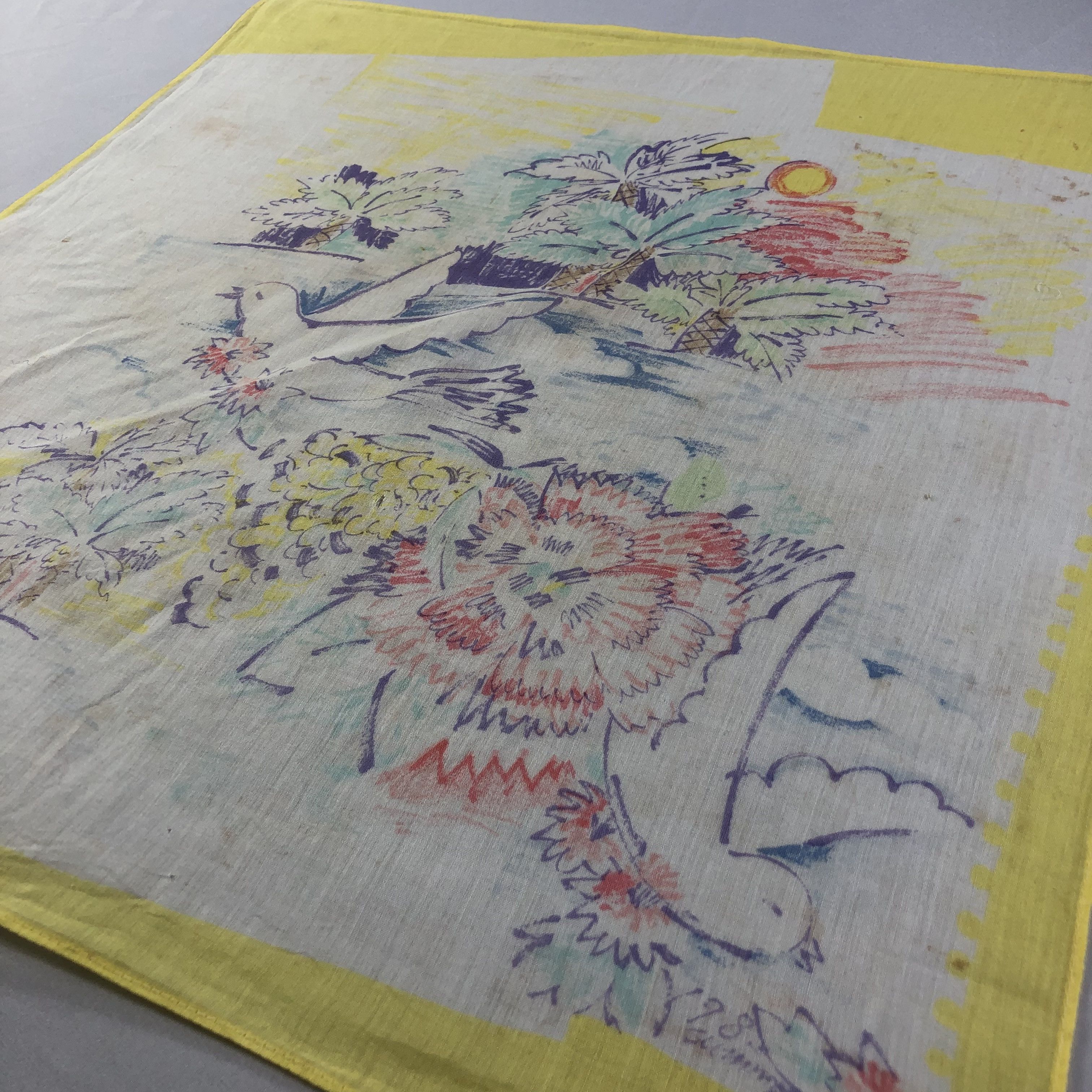 Louis Feraud × Vintage Louis Feraud Handkerchief Neckerchief Bandana H1823 Size ONE SIZE - 3 Thumbnail