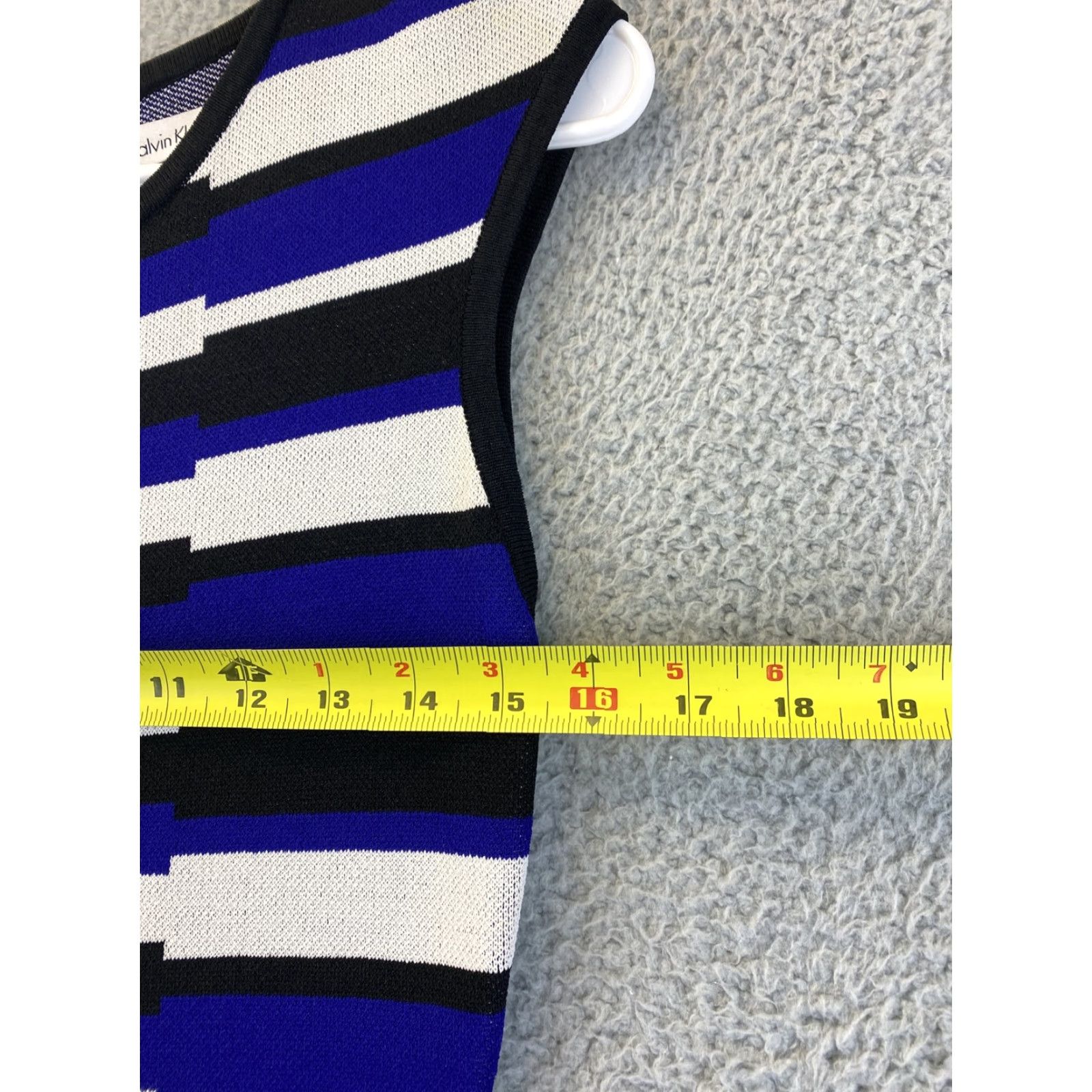 Calvin Klein calvin klein dress Blue Black White size S Shaping 59-20 Knee Length Pencil Dress Regular Women Multicolor Colorful Size S / US 4 / IT 40 - 5 Thumbnail