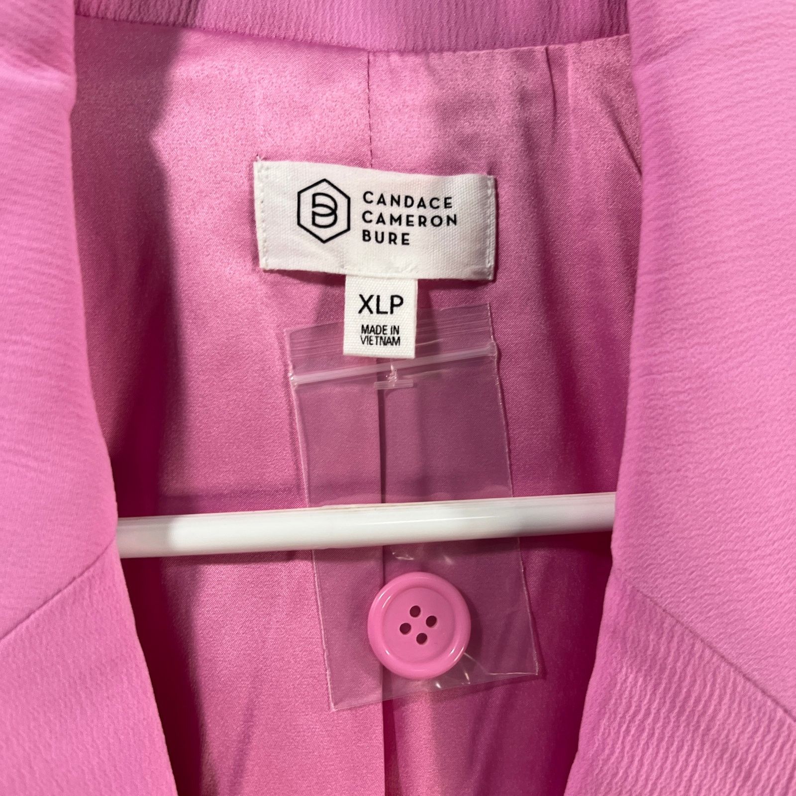 Other Candace Cameron Bure Petite Blazer Neon Pink Petite X-Large Size XL / US 12-14 / IT 48-50 - 3 Thumbnail