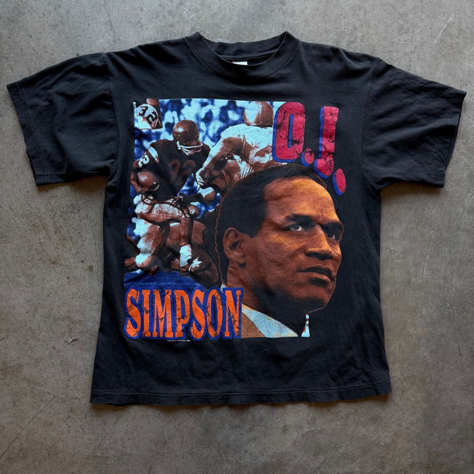 Vintage Vintage 1995 OJ Simpson Rap Tee Size US XL / EU 56 / 4 - 1 Thumbnail
