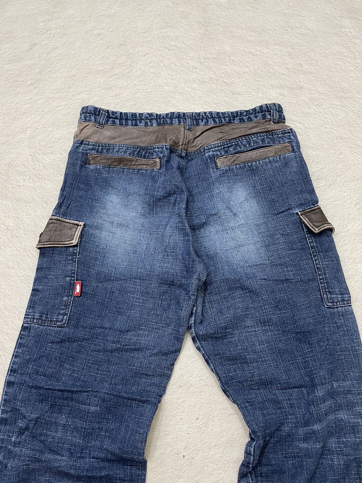 Japanese Brand 2000s Drug Japan Cargo Denim Washed Distressed Y2K Size US 32 / EU 48 - 8 Thumbnail