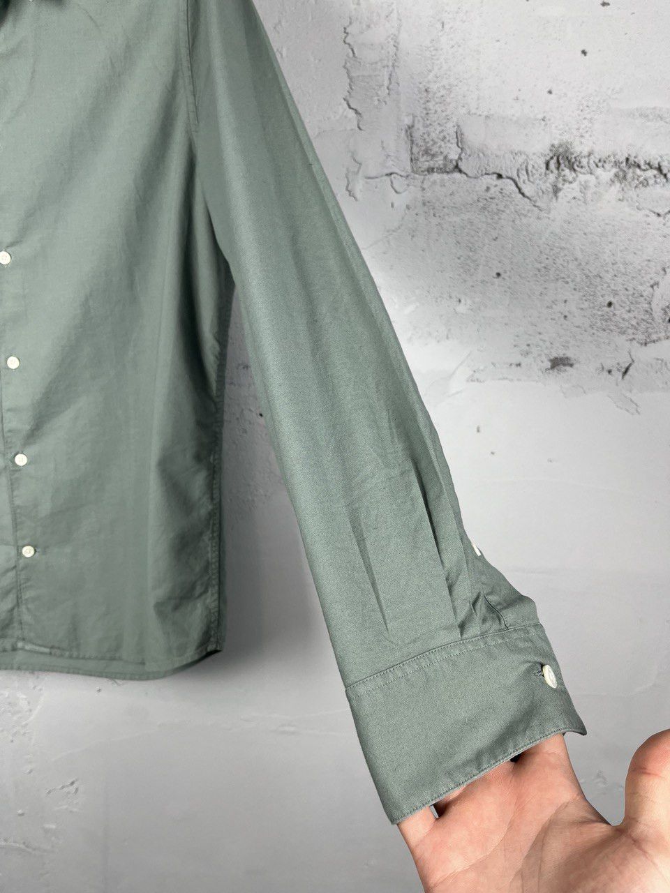 Norse Projects Norce Project Linen Mint Casual Long Sleeve Shirts Size US M / EU 48-50 / 2 - 6 Thumbnail