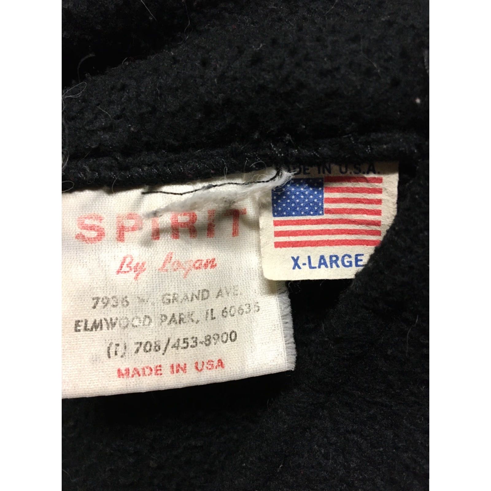 Vintage VINTAGE North Football Varsity 1/4 Zip Fleece Jacket XL USA Black Letterman 80s 90s Grunge School Sports Football Baseball Basketball Size US XL / EU 56 / 4 - 5 Thumbnail
