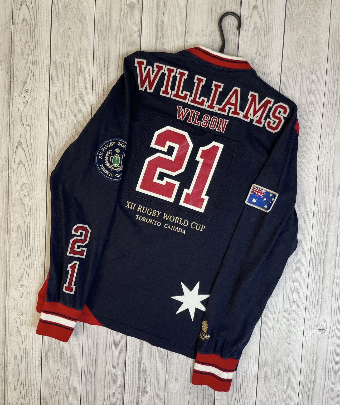 Vintage Vintage Australia big logo long sleeve rugby big logo M Size US M / EU 48-50 / 2 - 2 Thumbnail