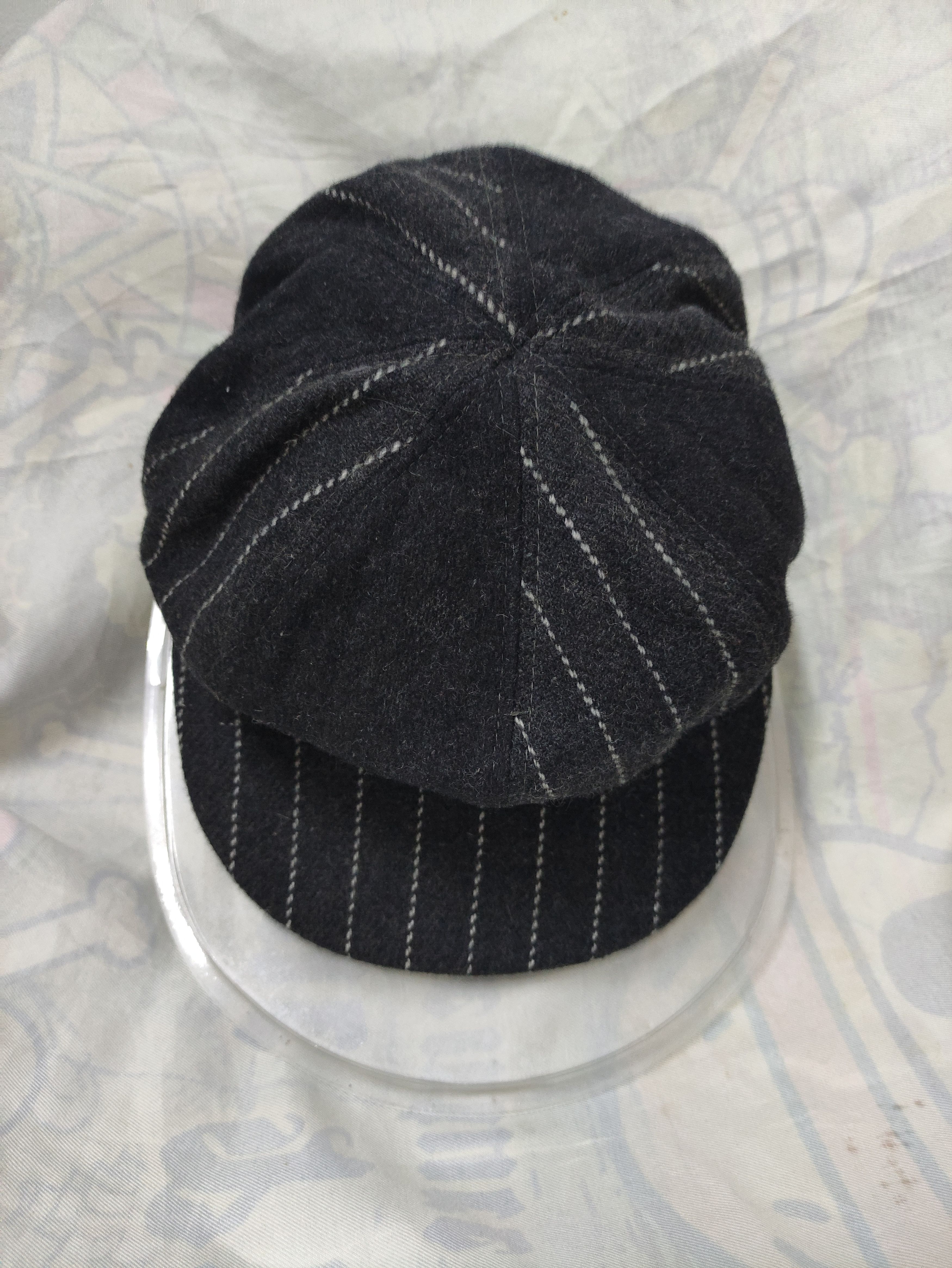 Japanese Brand OCTAVE PATCHWORK RETRO NEWSBOY WOOL CAP Size ONE SIZE - 3 Thumbnail