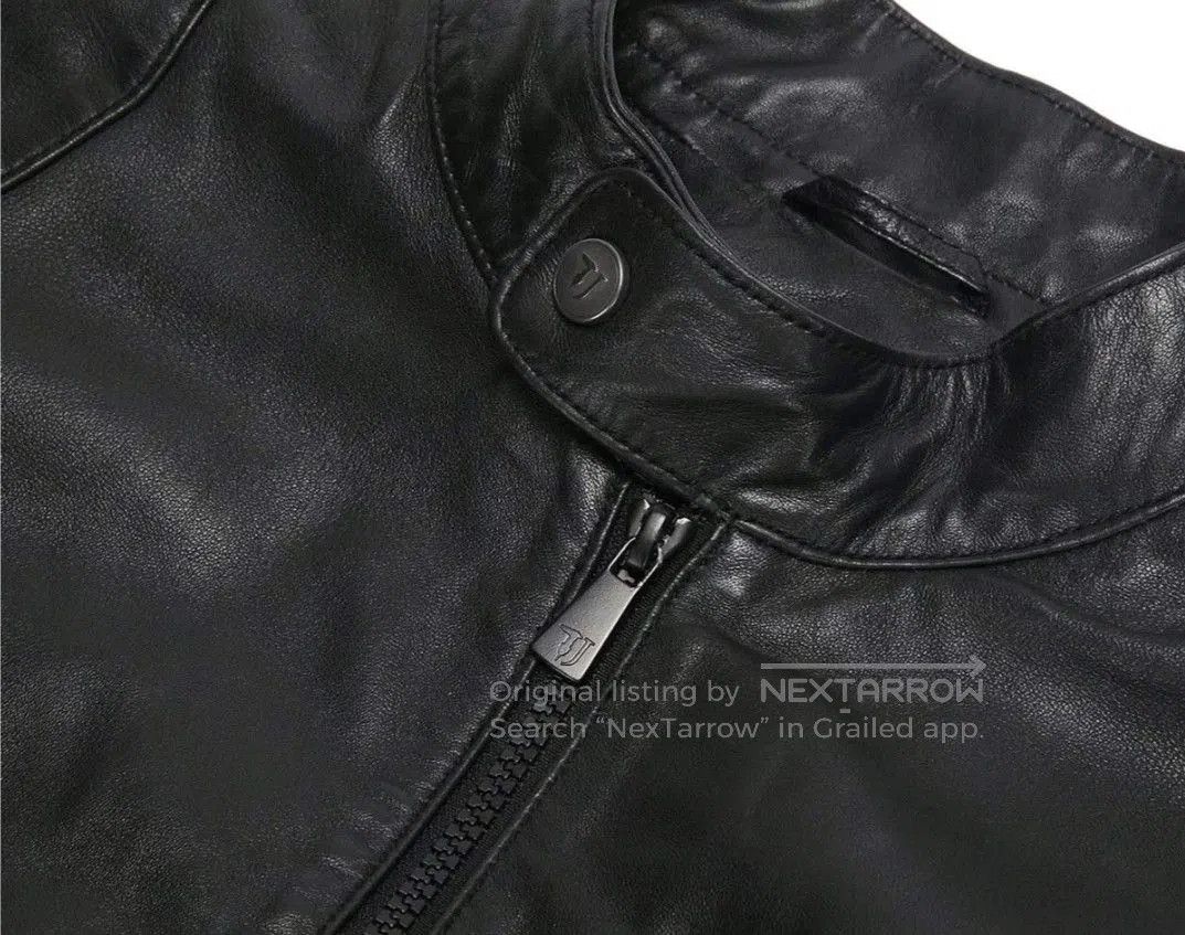 Trussardi Trussardi Black Leather Jacket. Size US M / EU 48-50 / 2 - 5 Thumbnail