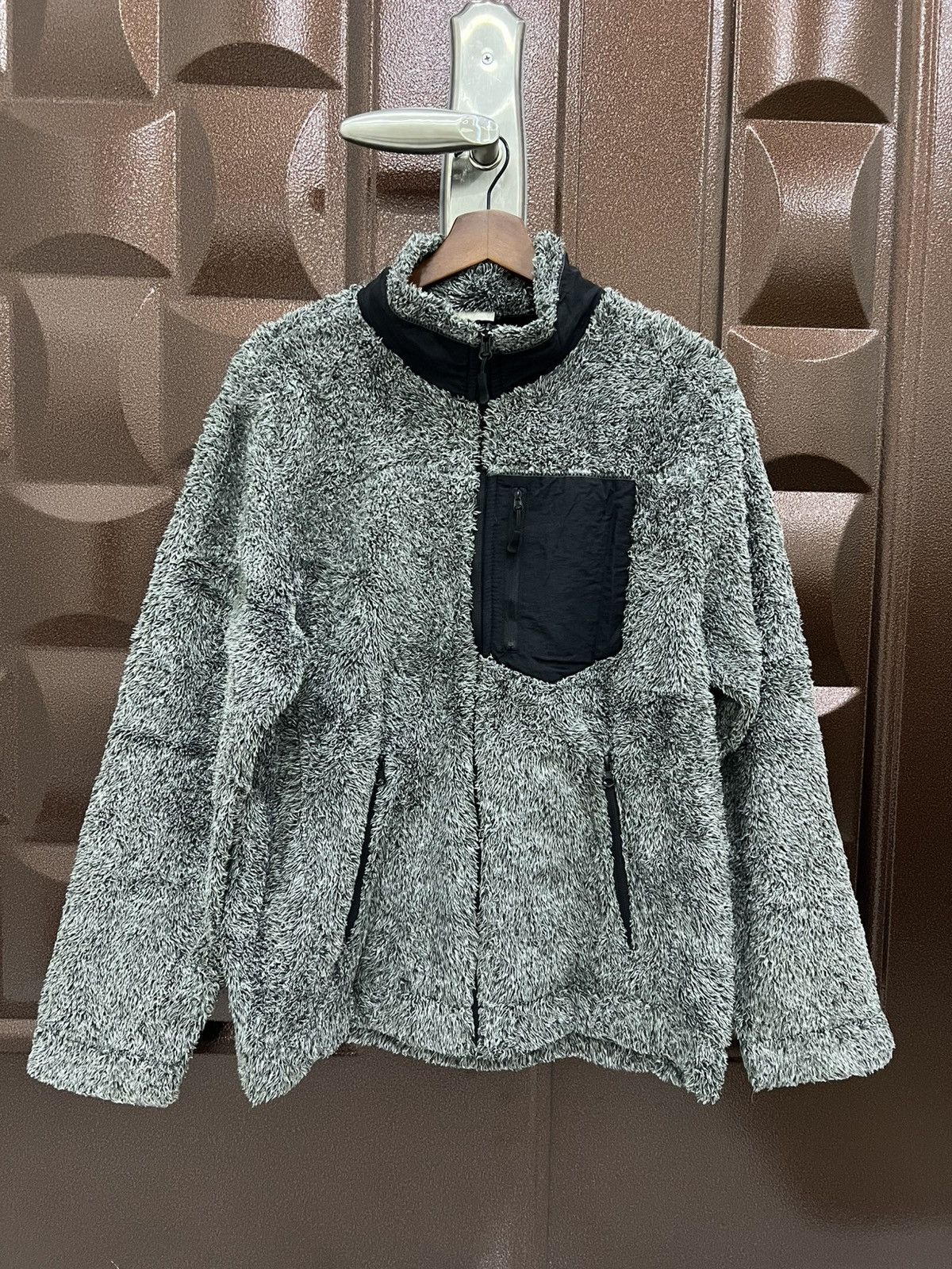 Japanese Brand GU Fur Fleece Full Zipper West Bend Sherpa Sweater Size US L / EU 52-54 / 3 - 2 Thumbnail