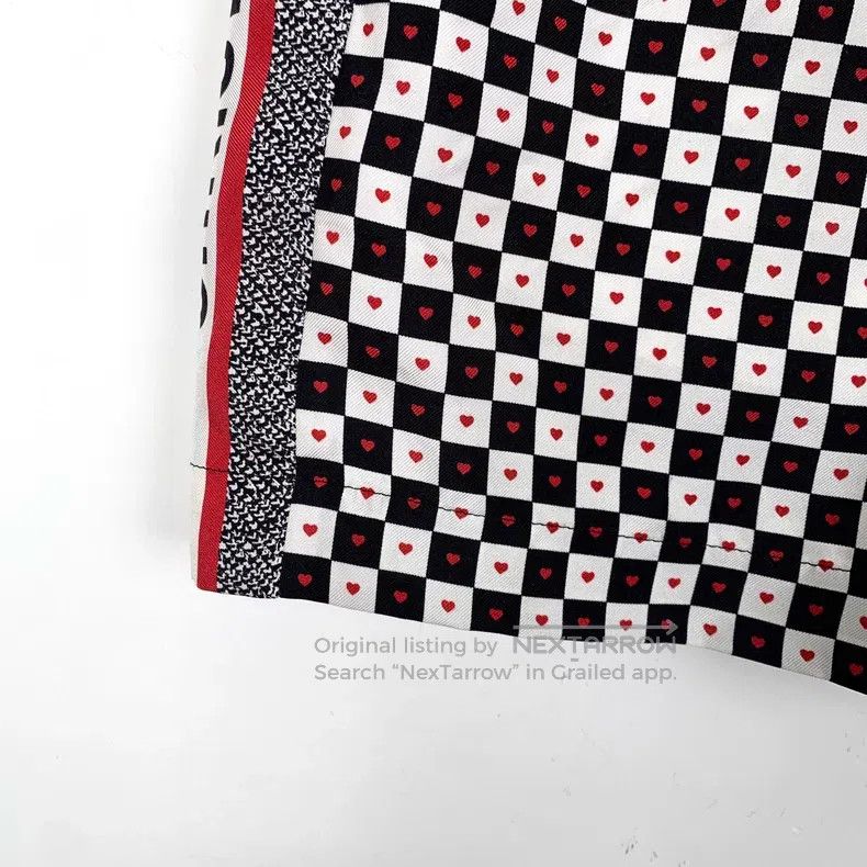 Dior Dior Colour block love plaid full print mulberry silk casu Size 42" / US 20 - 5 Thumbnail