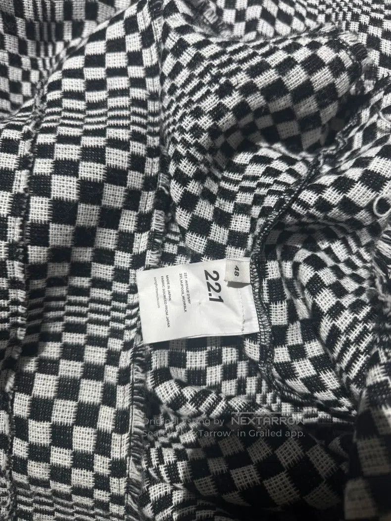 Song For The Mute Song For The Mute Black and White Checkerboard Hoodie Size US M / EU 48-50 / 2 - 6 Thumbnail