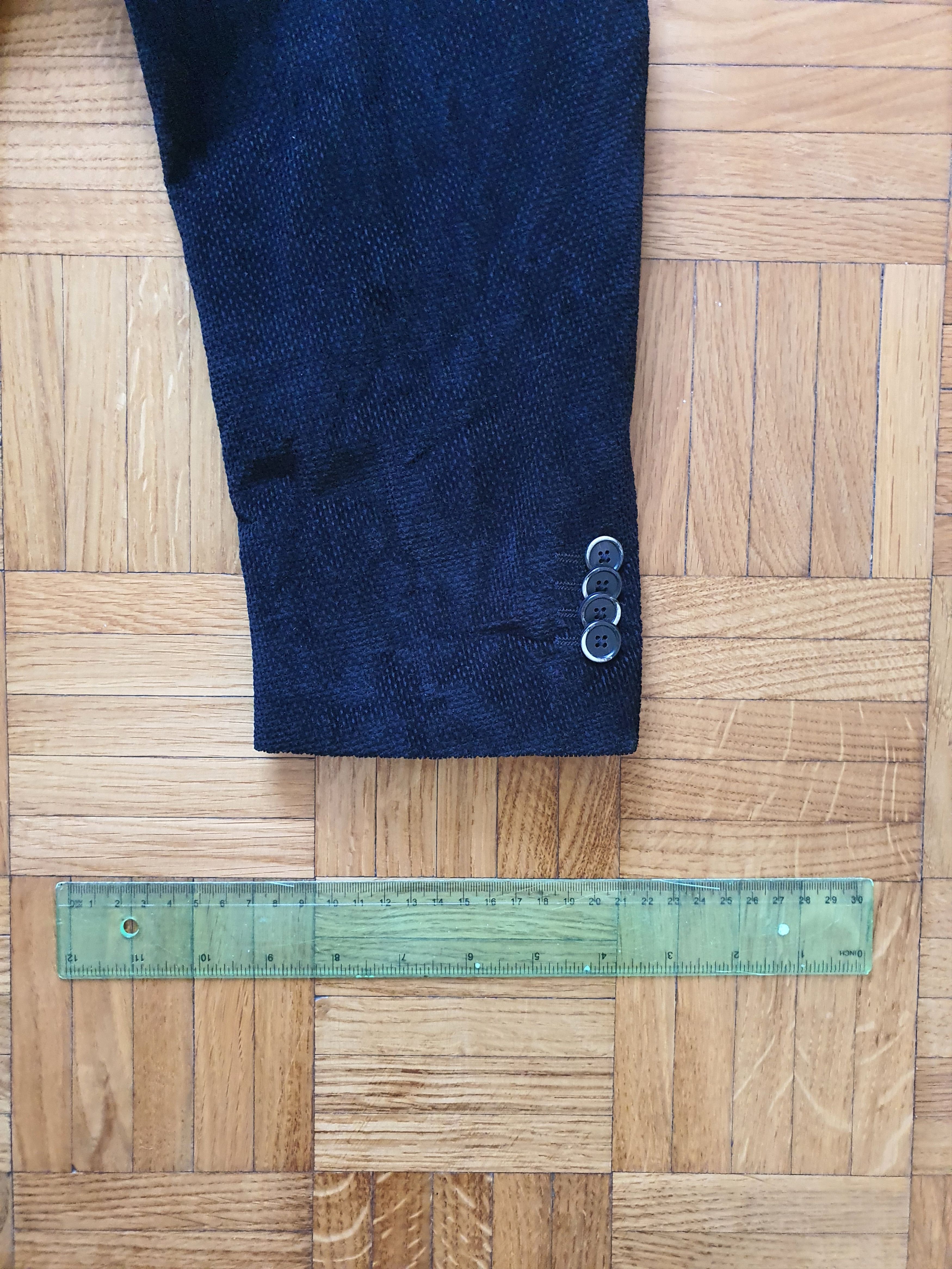 Corneliani ''EASY C2'' Black Velvet Blazer Sports Coat Suit Jacket Size 38R - 10 Thumbnail