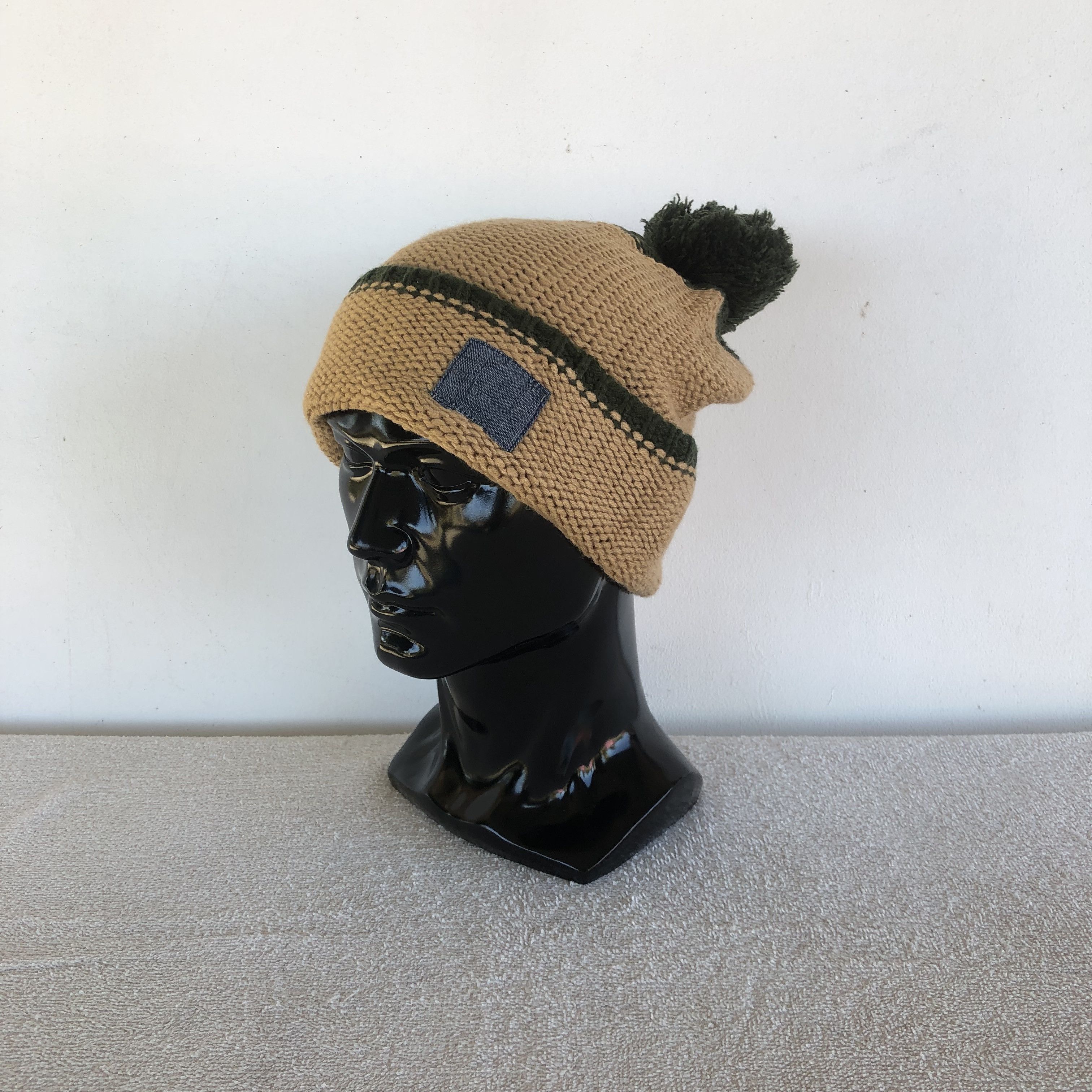 Japanese Brand Vintage 90s Japanese Beanie Knit Crochet Snow Caps Hats Size ONE SIZE - 1 Thumbnail