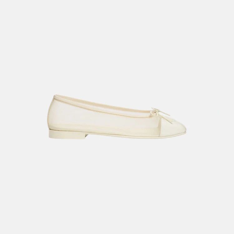 Chanel os11x0426 Ballet Flats in Ivory Size US 9 / IT 39 - 1 Preview