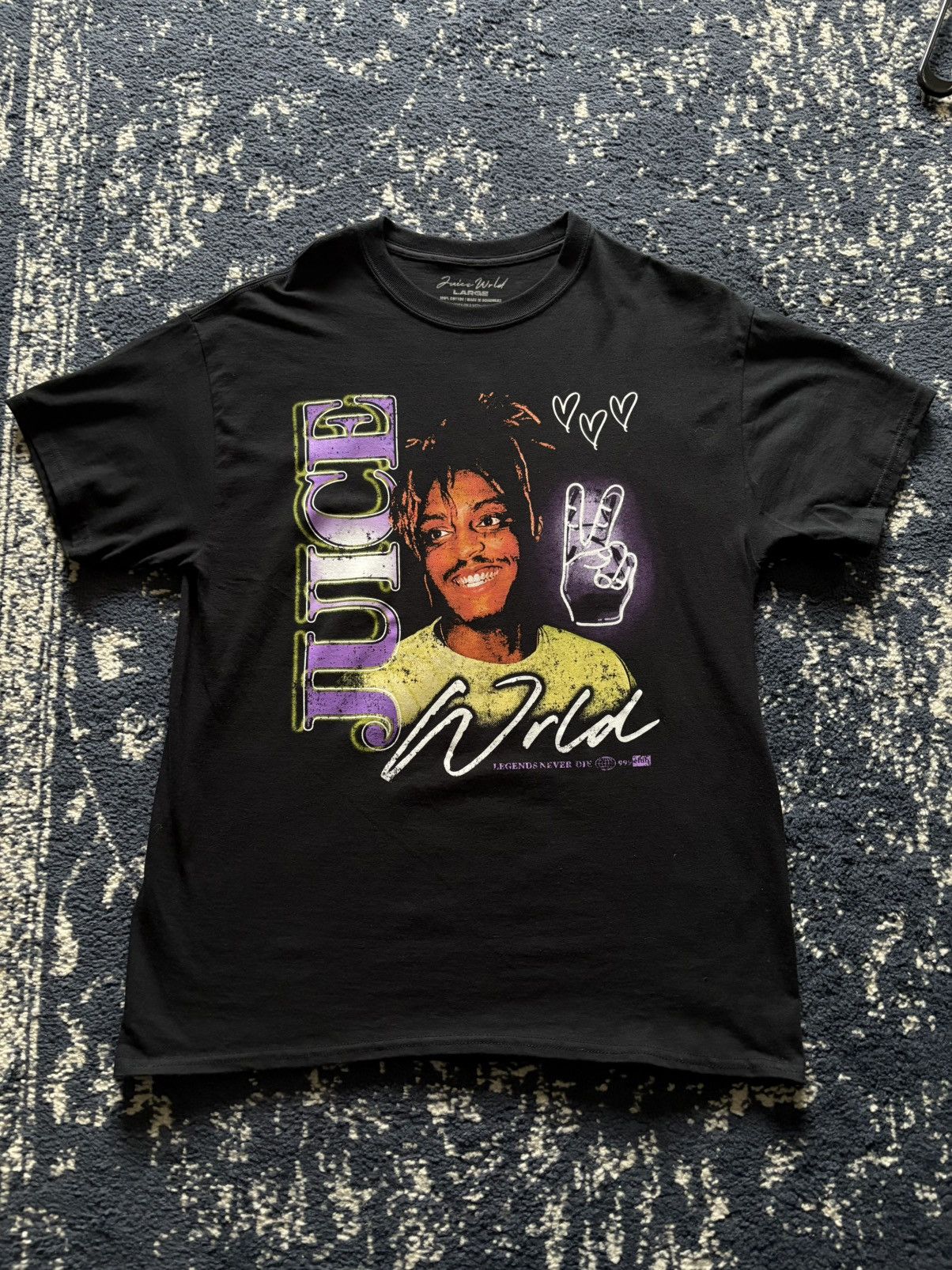 999 Club Juice Wrld Memoriam T-Shirt Size US L / EU 52-54 / 3 - 1 Thumbnail