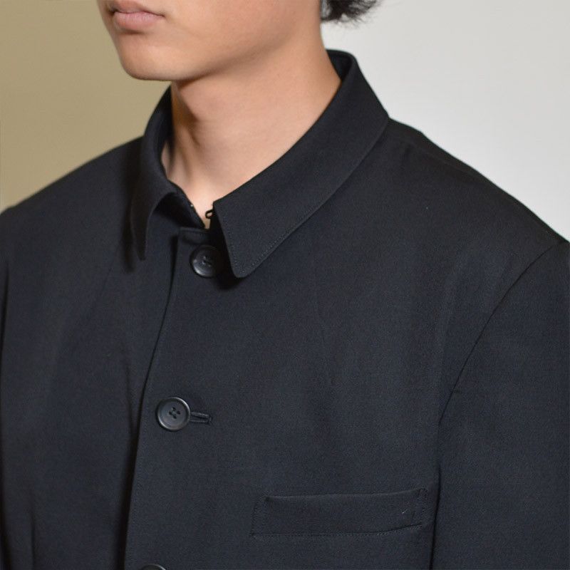 Yohji Yamamoto Yohji Yamamoto Pour Homme HOOK COLLAR 5 SINGLE JACKET BLAZER Size US L / EU 52-54 / 3 - 7 Thumbnail