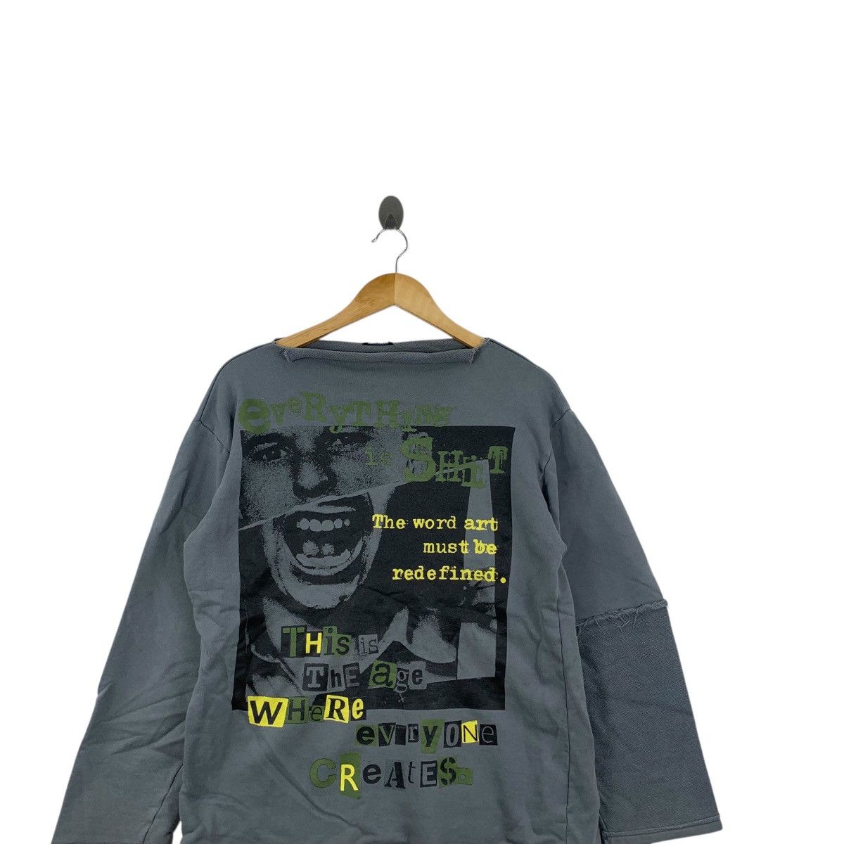 Vintage Vintage MILKBOY PUNK JAPAN Everything Is Sh** Sweatshirt Size M / US 6-8 / IT 42-44 - 2 Thumbnail