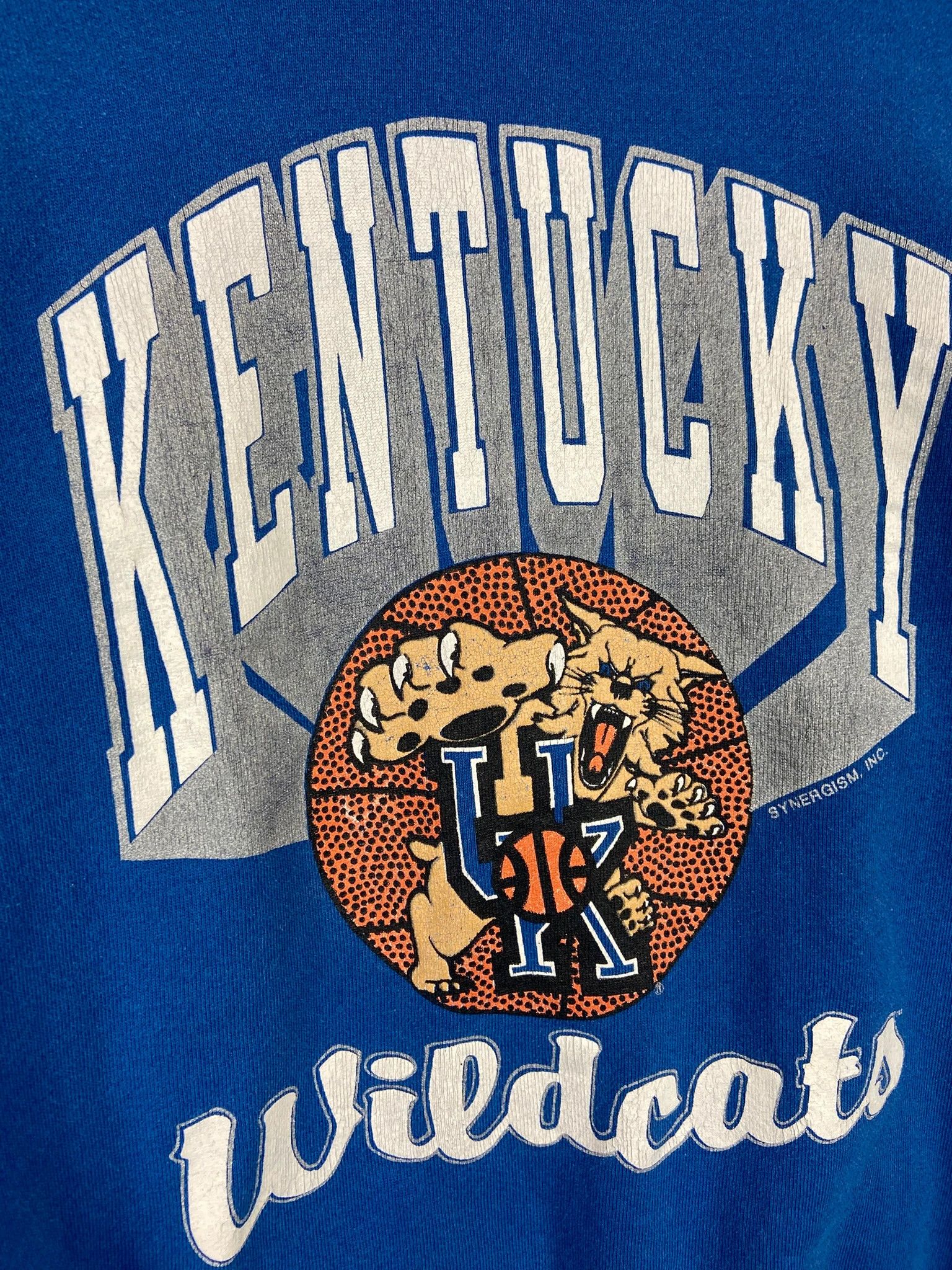 Jerzees Vintage Wildcats Sweatshirt XL | NCAA College Crewneck Size US M / EU 48-50 / 2 - 3 Thumbnail