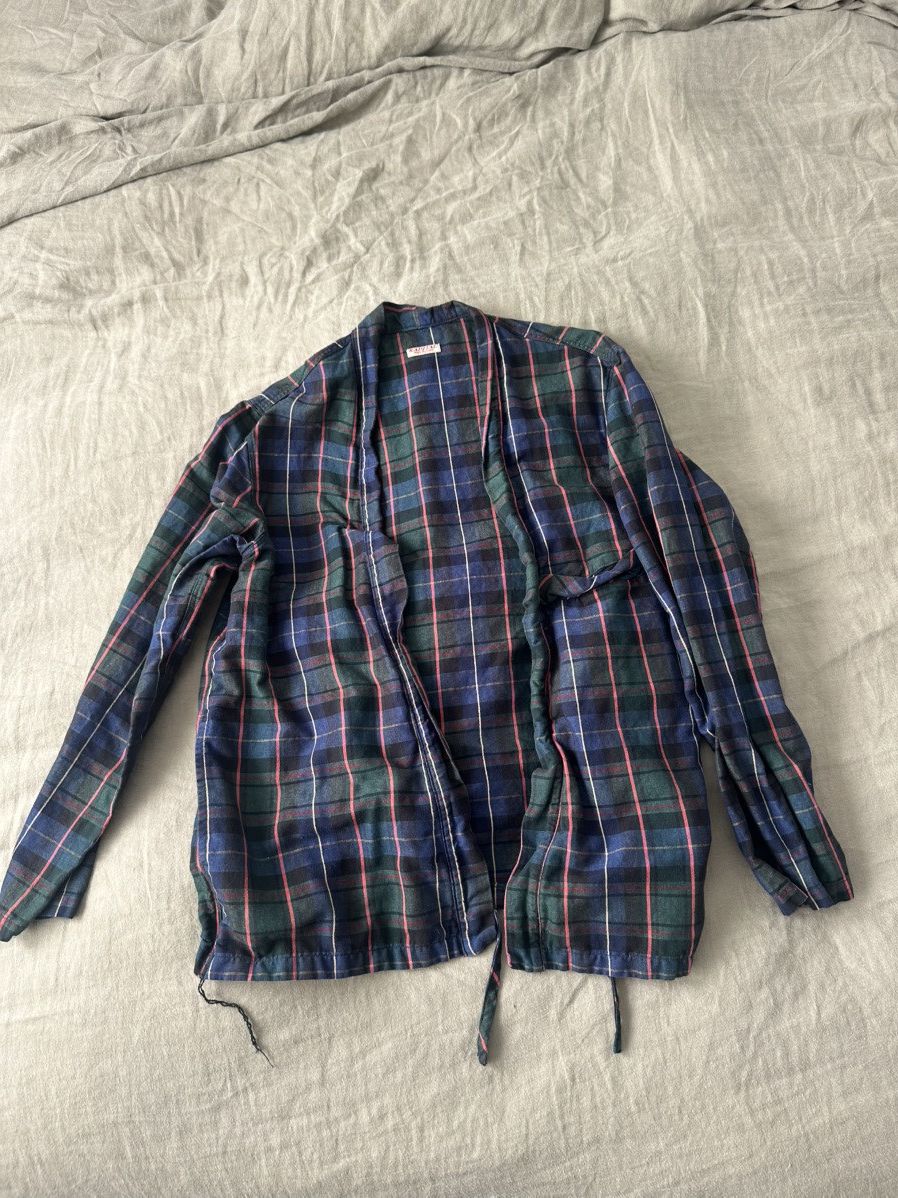 Cotton-Linen Blend Kimono
