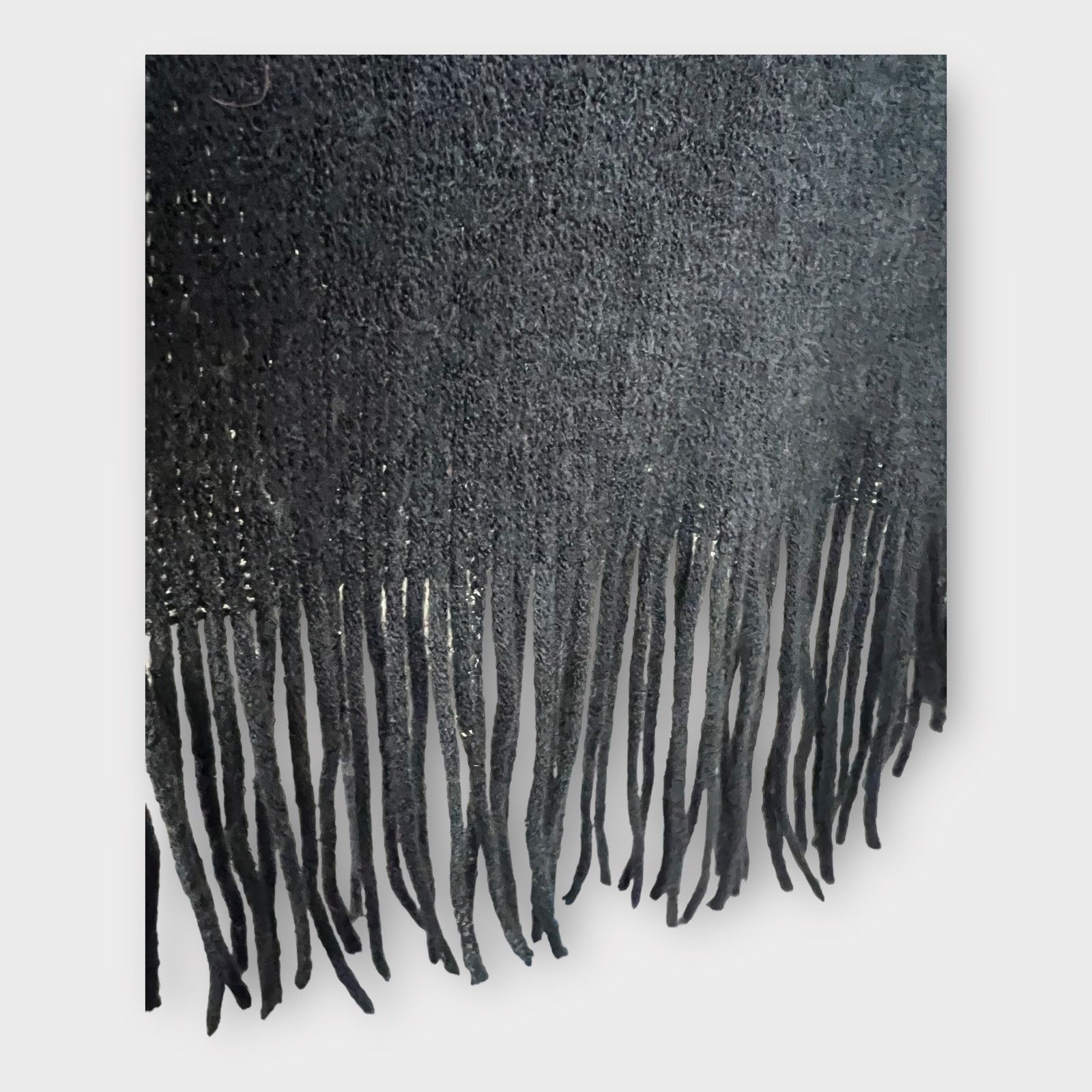 Vintage Vintage Classic Black Scarf Elevate Your Wardrobe Size ONE SIZE - 4 Thumbnail
