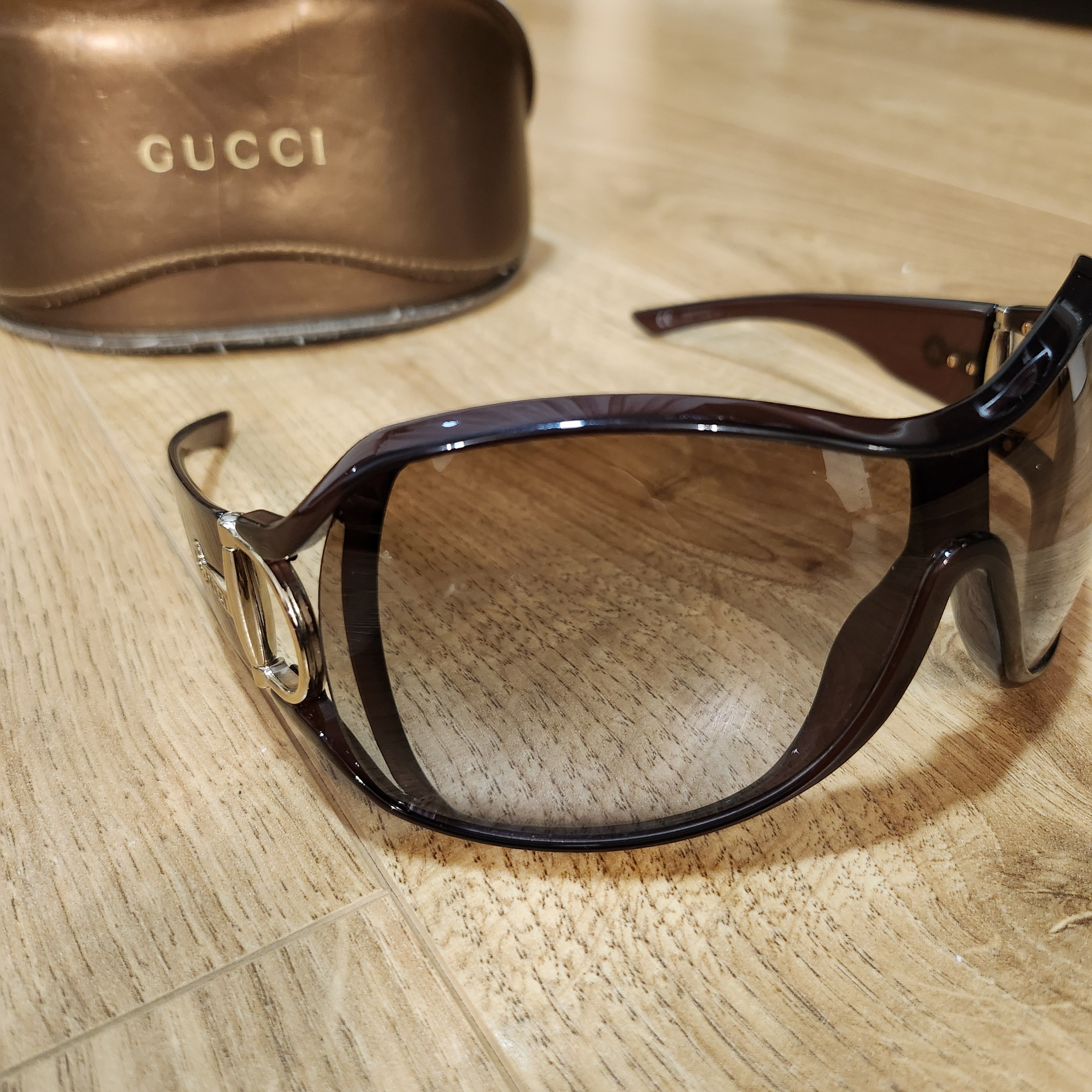 Gucci × Vintage Gucci Vinatge Horsebit Sunglasses 2918/s Size ONE SIZE - 9 Thumbnail