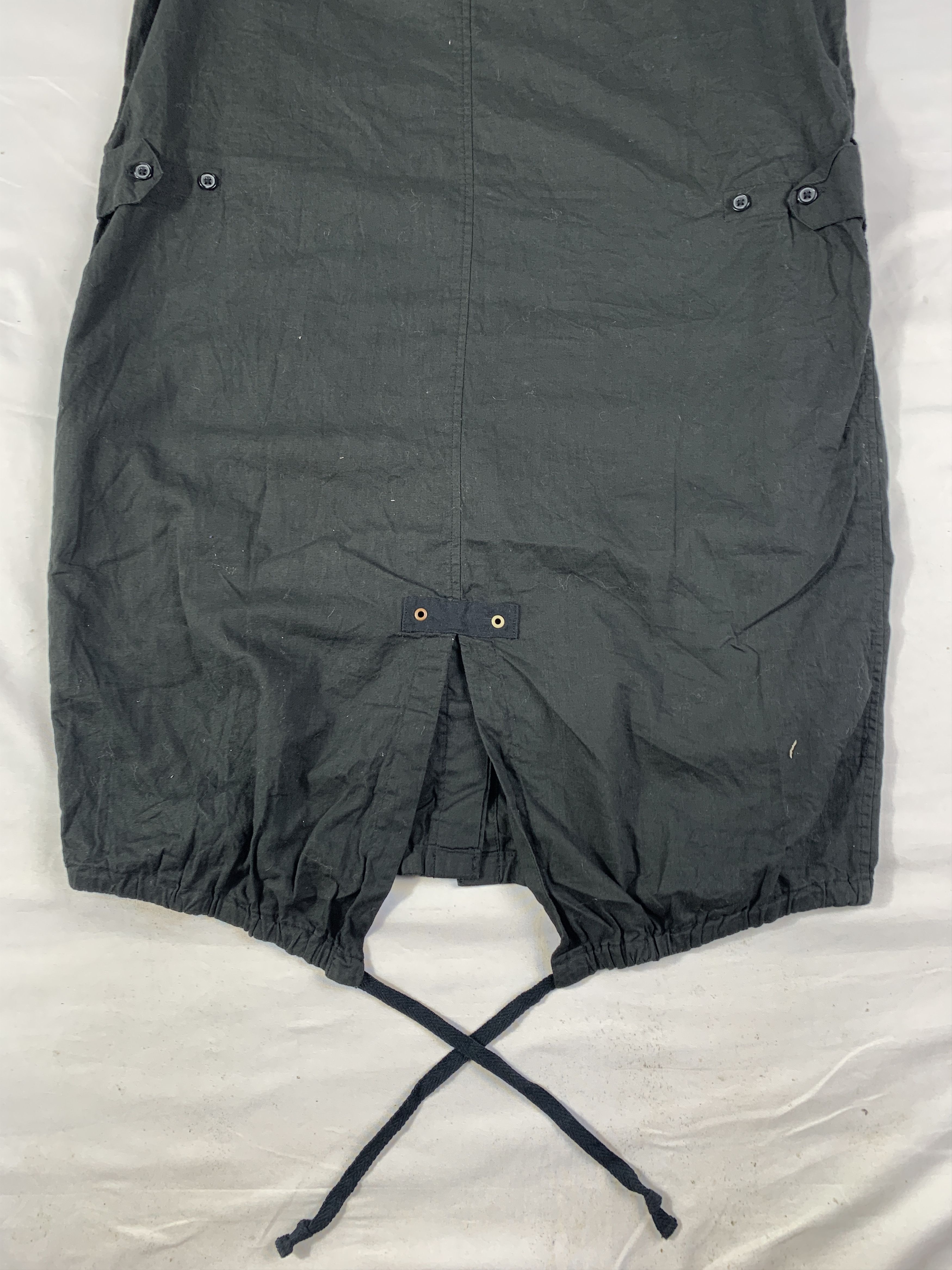 Japanese Brand PPFM Black Parka Dress (M) Size M / US 6-8 / IT 42-44 - 8 Thumbnail