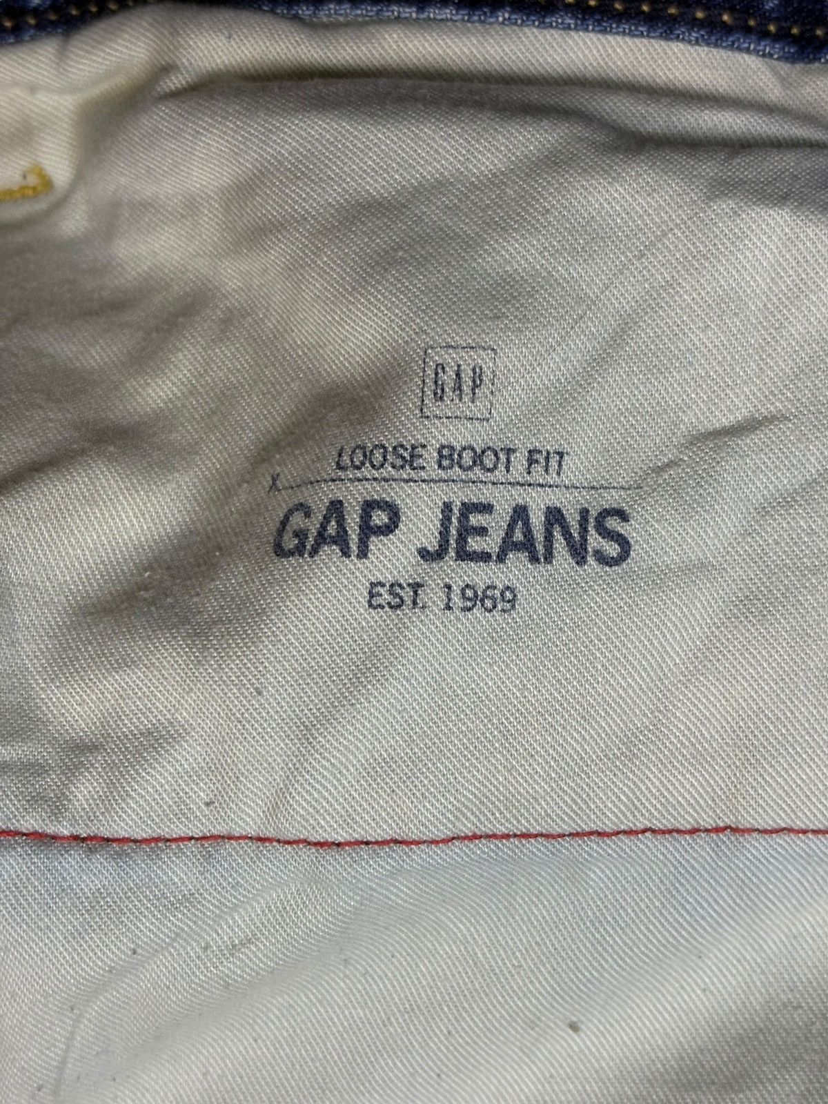 Gap Vintage Gap Faded Wash Distressed Flare Bootcut Jeans Size US 36 / EU 52 - 12 Thumbnail