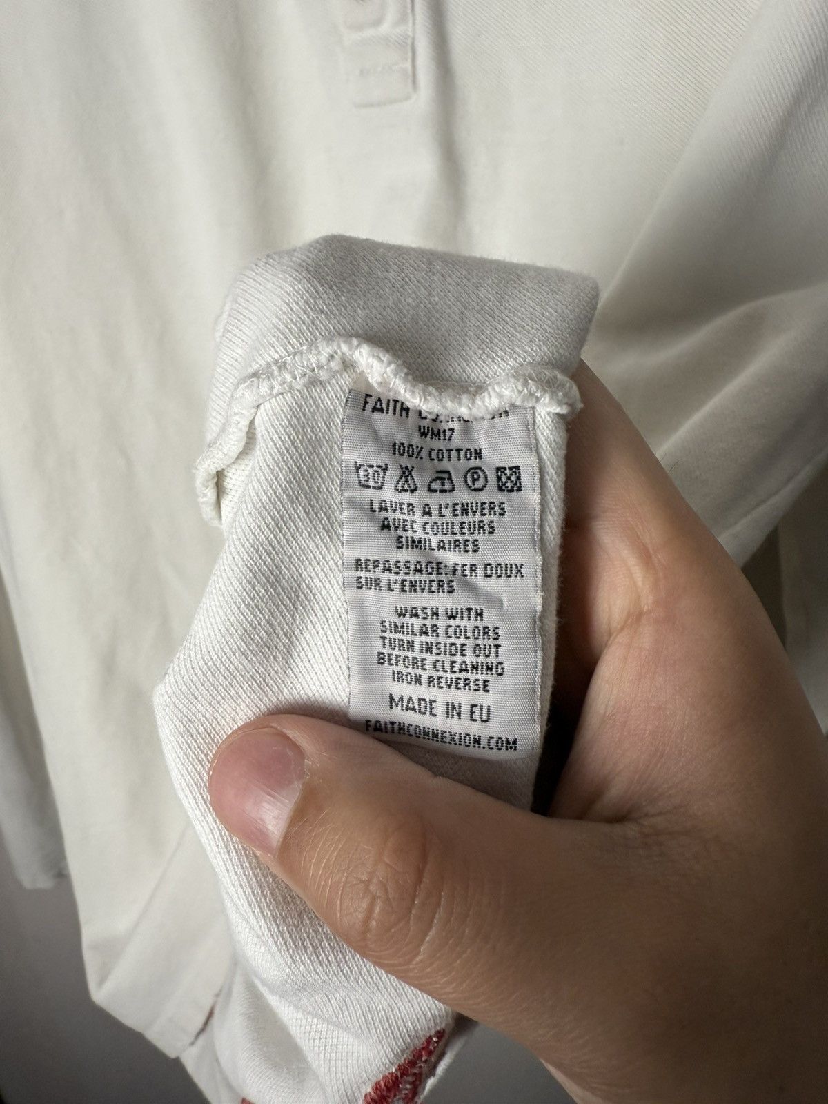 Faith Connexion Y2K Faith Connexion Long Sleeve Polo Size US XL / EU 56 / 4 - 6 Thumbnail