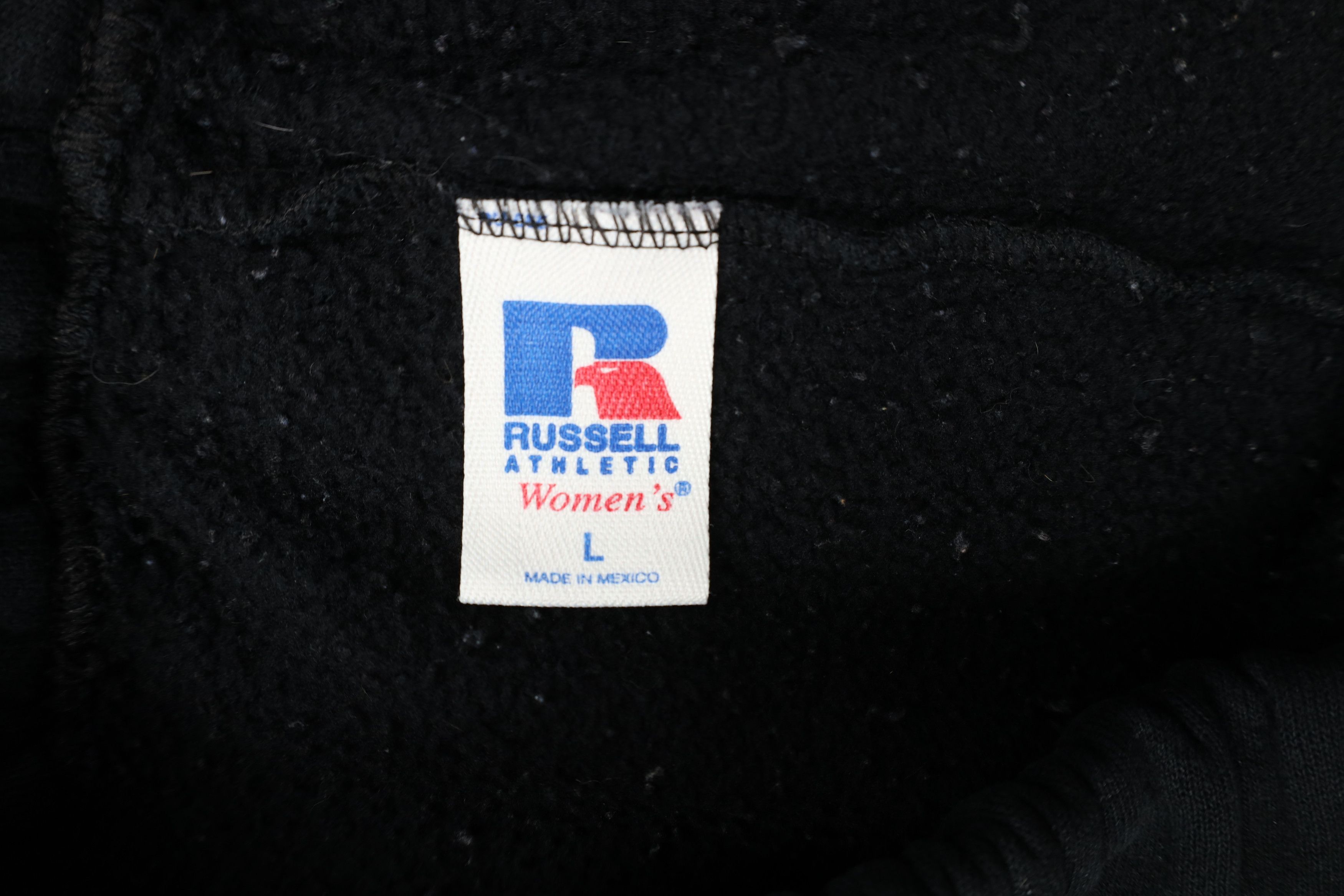 Russell Athletic × Vintage Vintage 90s Russell Athletic Tapered Leg Sweatpants Black Size 30" / US 8 / IT 44 - 7 Thumbnail