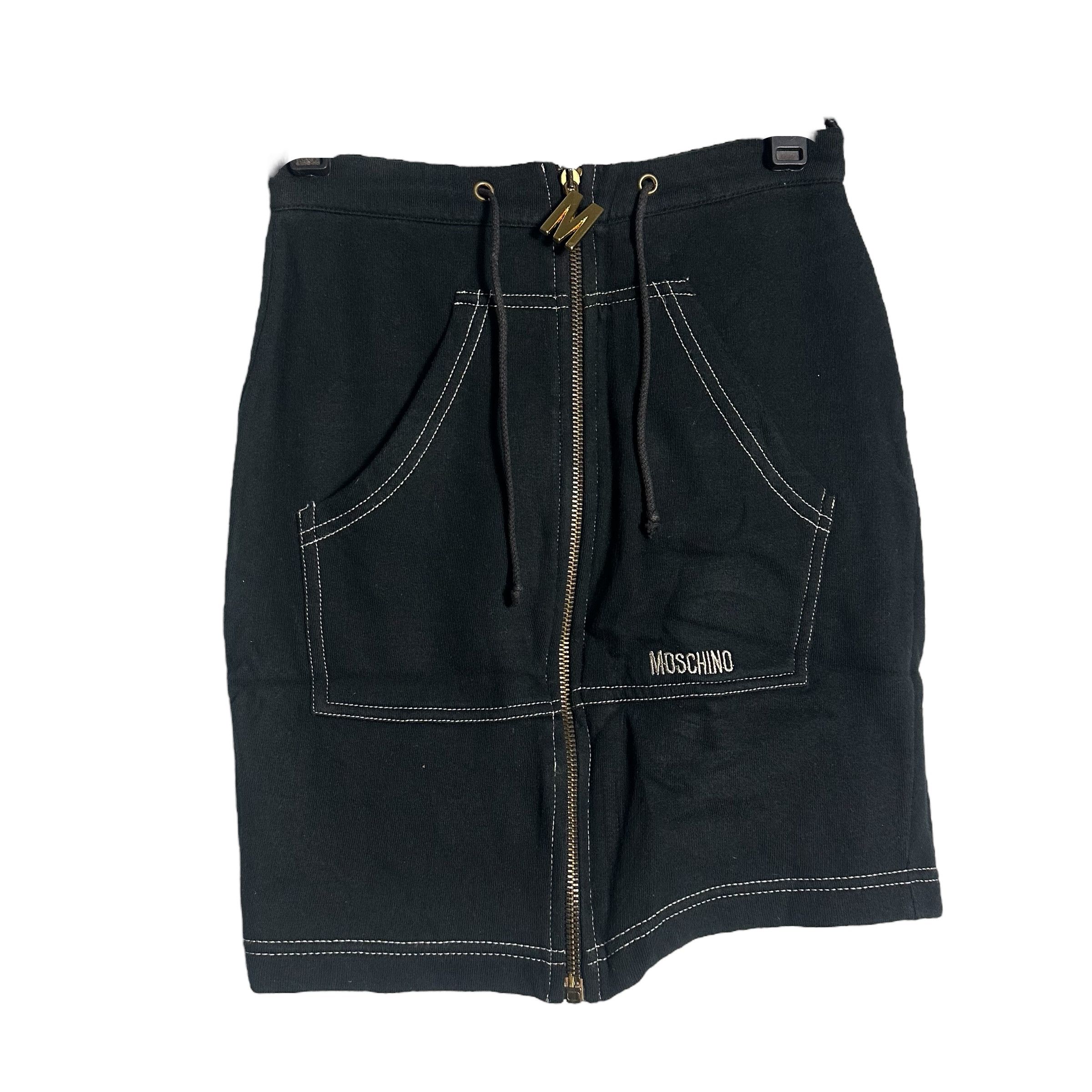 Moschino 🔥RARE🔥Vintage Moschino Jeans Mini Skirt Made in Italy Size 27" / US 4 / IT 40 - 2 Thumbnail