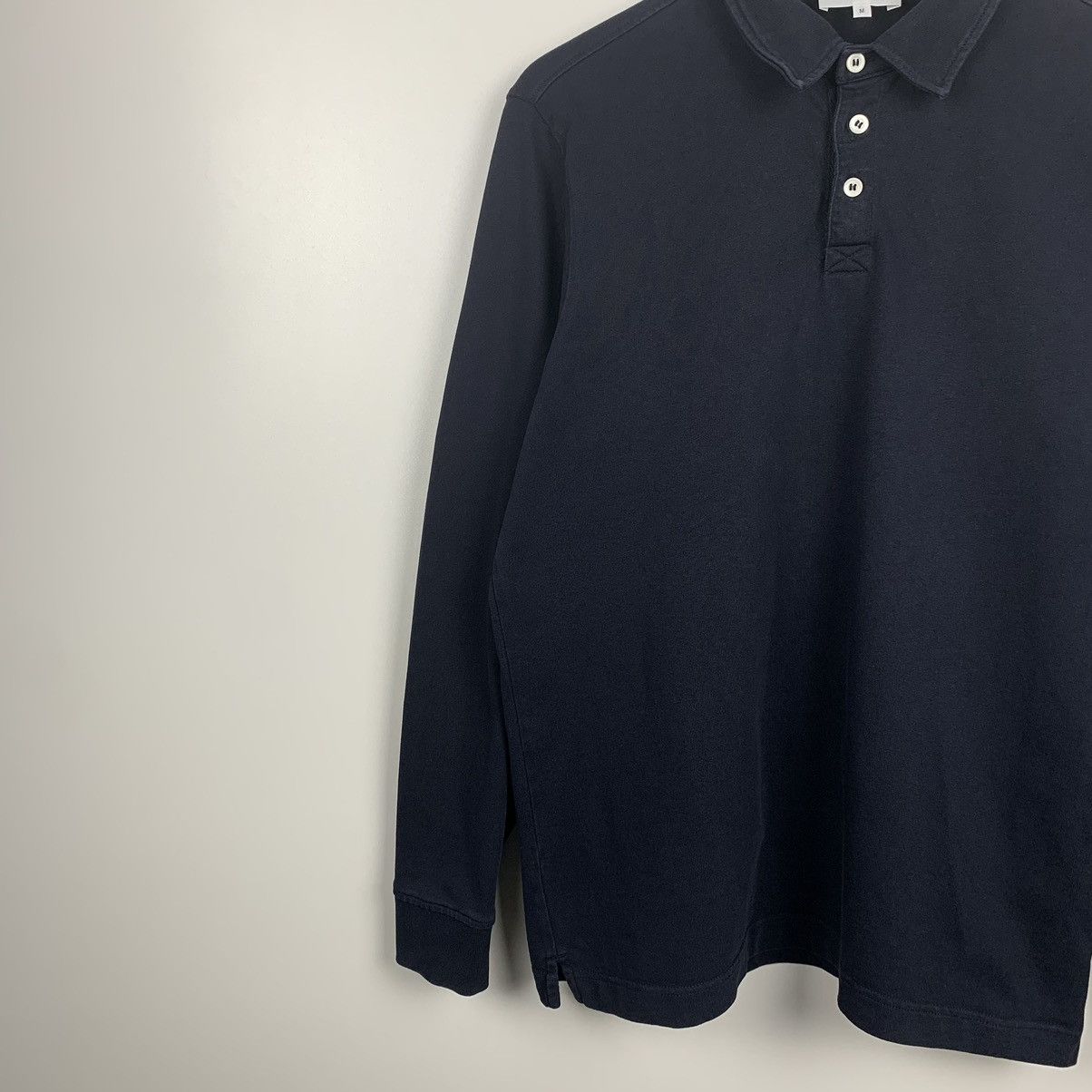 Norse Projects Norse Project Button Ups Sweatshirt Size M Navy Blue Size US M / EU 48-50 / 2 - 4 Thumbnail
