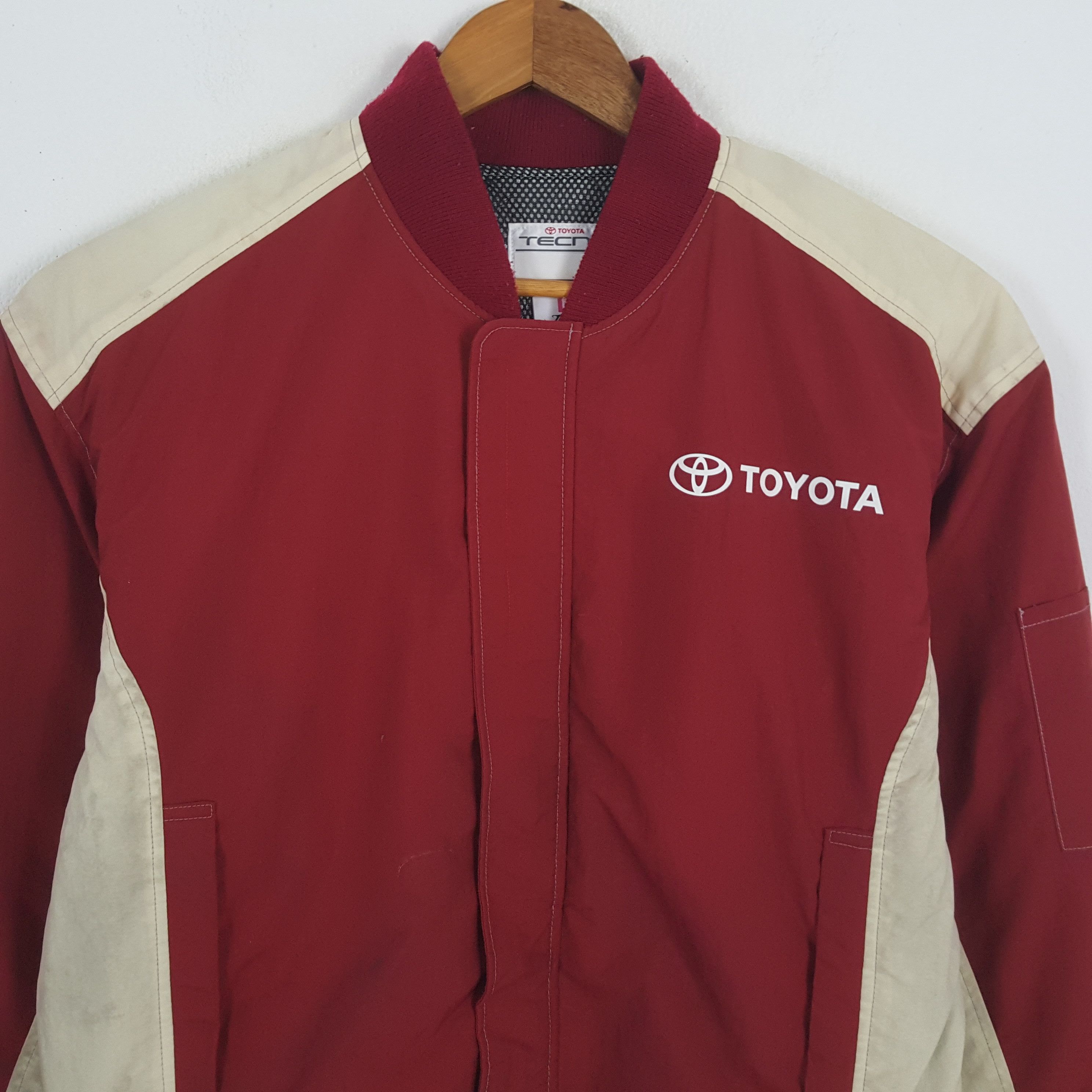 Japanese Brand × Vintage Vintage TOYOTA TECNO Japanese Racing Team Jacket Size US XL / EU 56 / 4 - 4 Thumbnail
