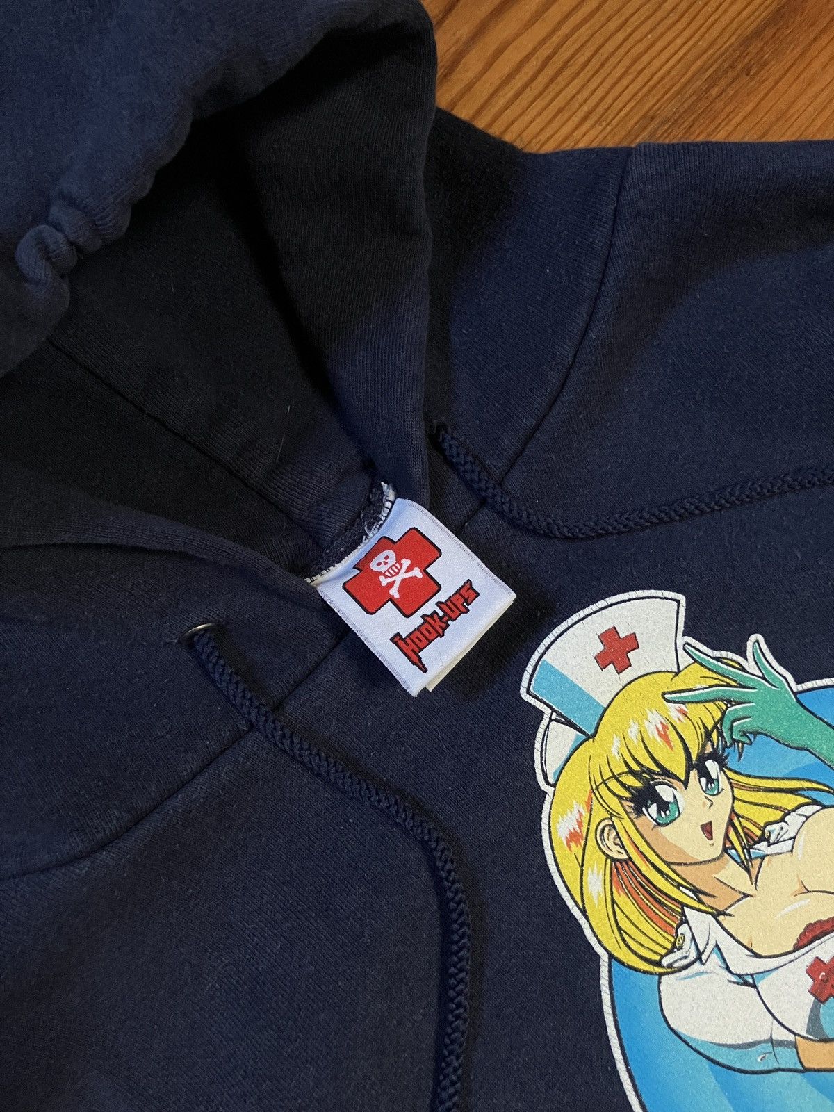Hook-Ups Rare 90s vintage Hook-Ups hoodie Size US L / EU 52-54 / 3 - 3 Thumbnail
