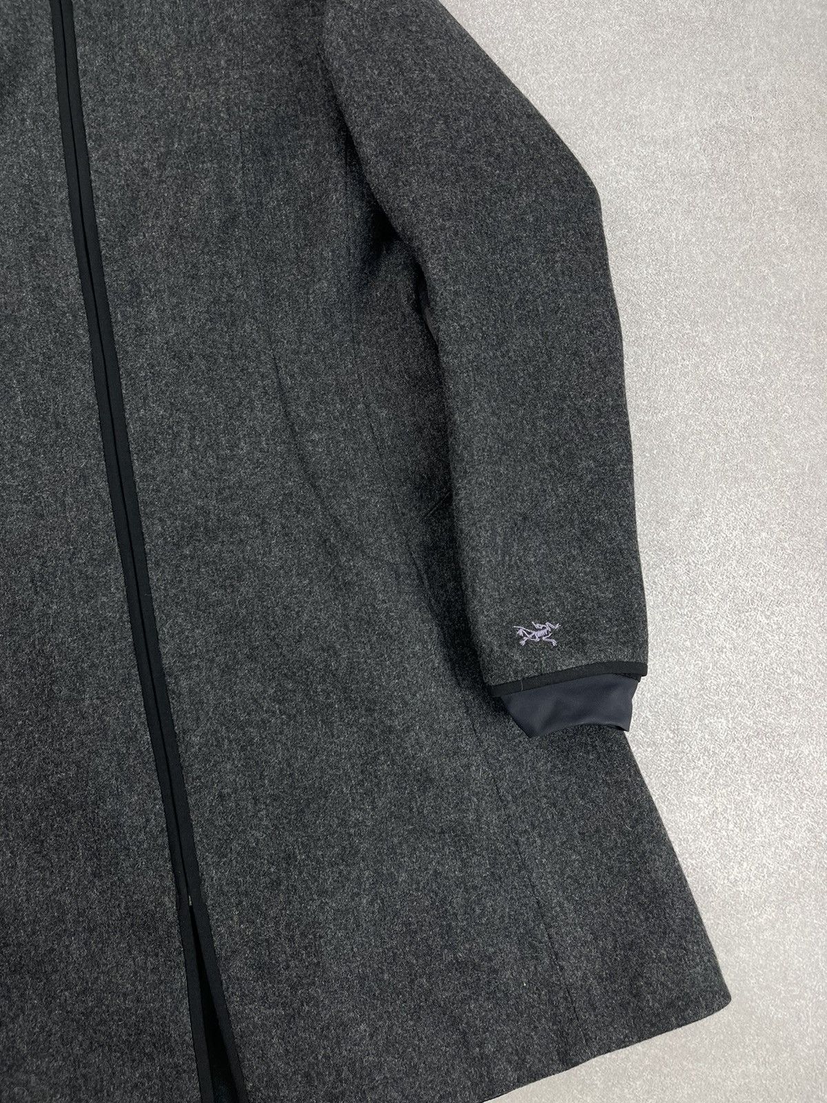 Arc'teryx Arcteryx Lanea Long Coat Wool Jacket Grey Size S Size S / US 4 / IT 40 - 2 Thumbnail