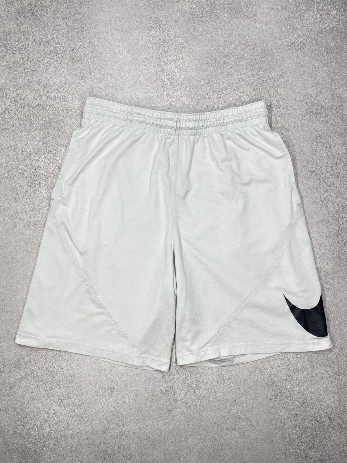 Nike Mens Nike Dri Fit White Shorts Big Logo Drill Y2K ACG TN Size US 36 / EU 52 - 3 Thumbnail
