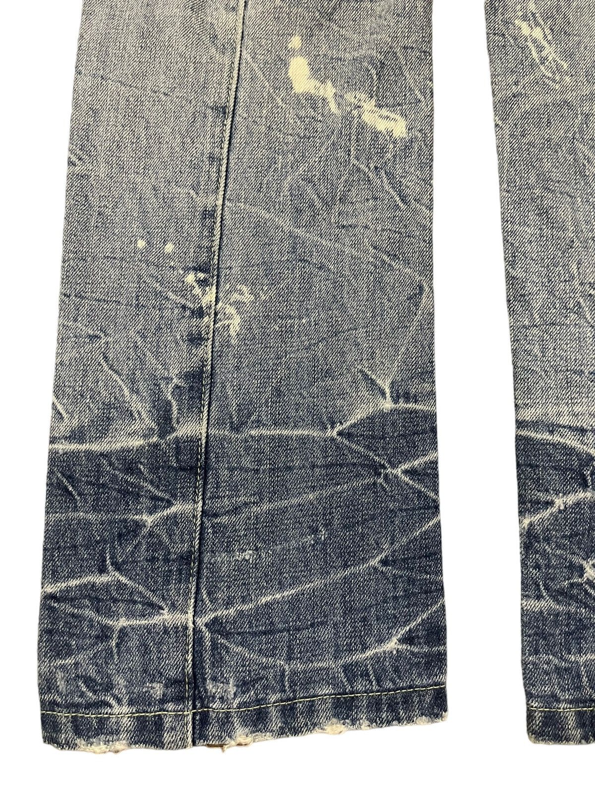 If Six Was Nine Vintage Japanese Brand Blue Wash Style Paint Splash Jeans Size US 30 / EU 46 - 5 Thumbnail