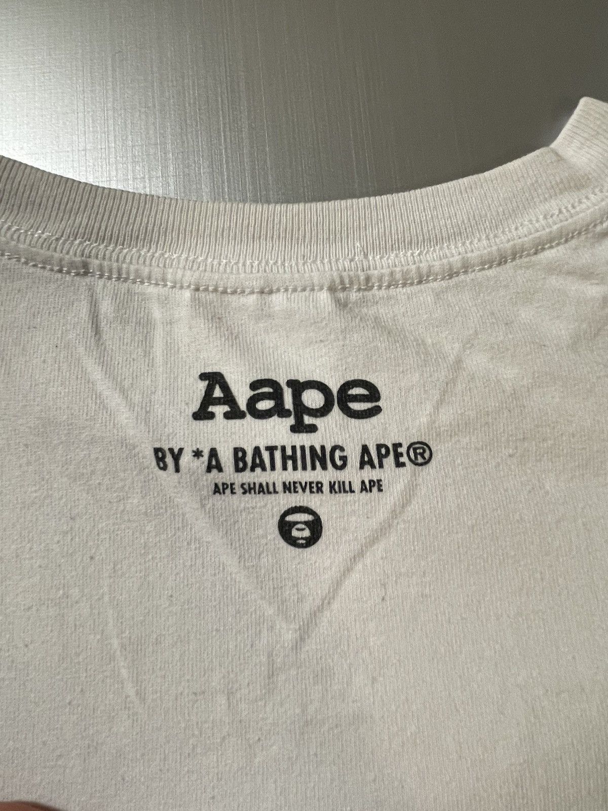 Aape × Bape Go Aape by Bathing Ape Tee Size US L / EU 52-54 / 3 - 3 Thumbnail