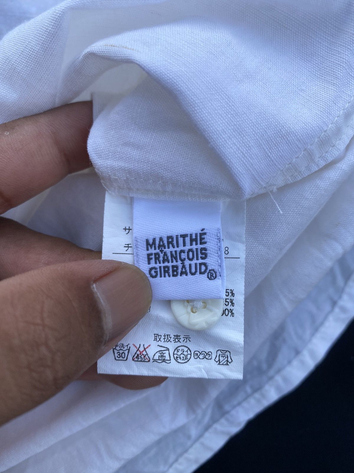 Marithe + Francois Girbaud Rare Vintage Marithe Francois Girbaud Buttons Shirt Size US S / EU 44-46 / 1 - 17 Thumbnail