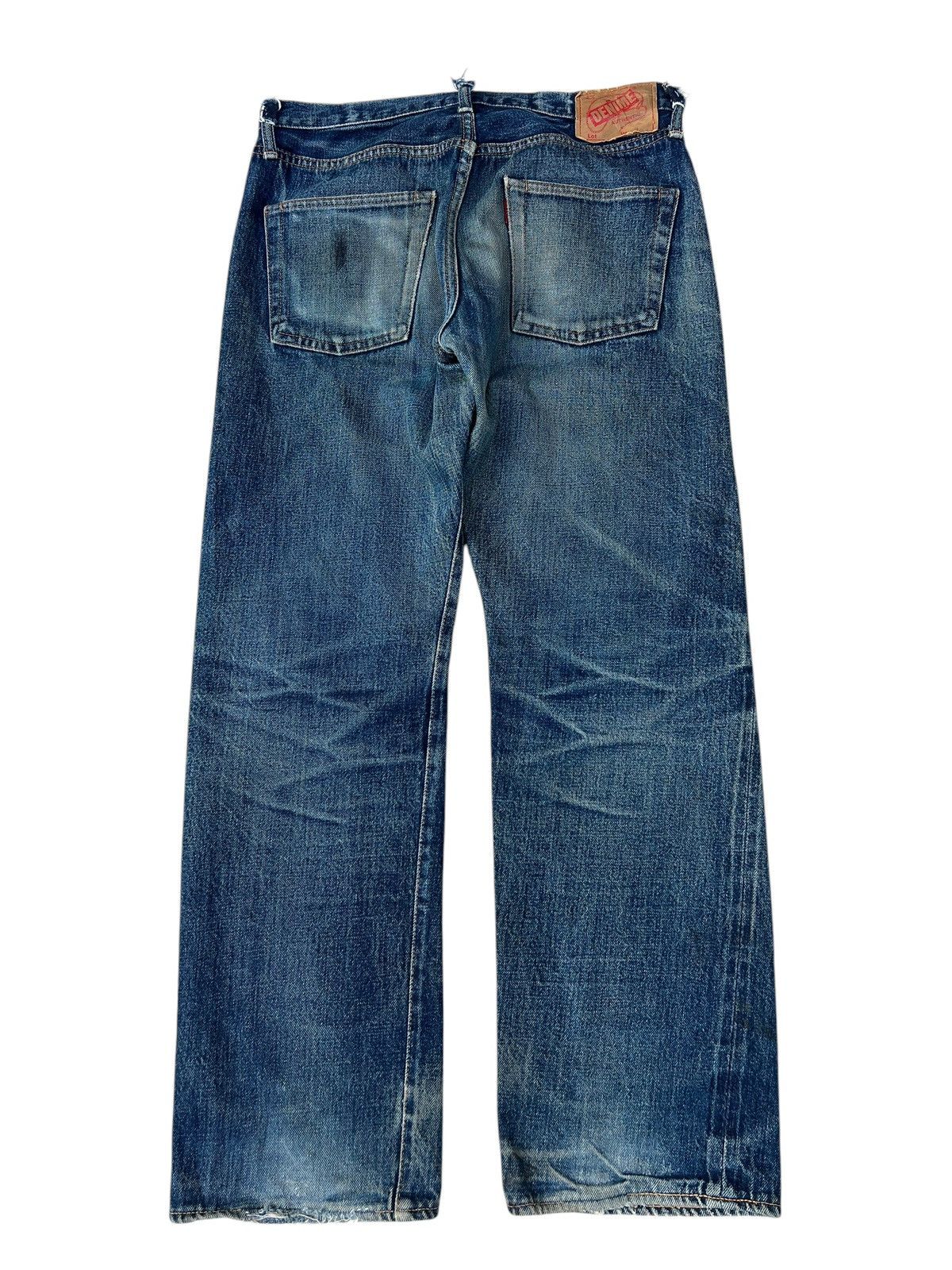 Denime Vintage DENIME Japan Dirty Mud Denim Selvedge Jeans Size US 31 - 15 Thumbnail