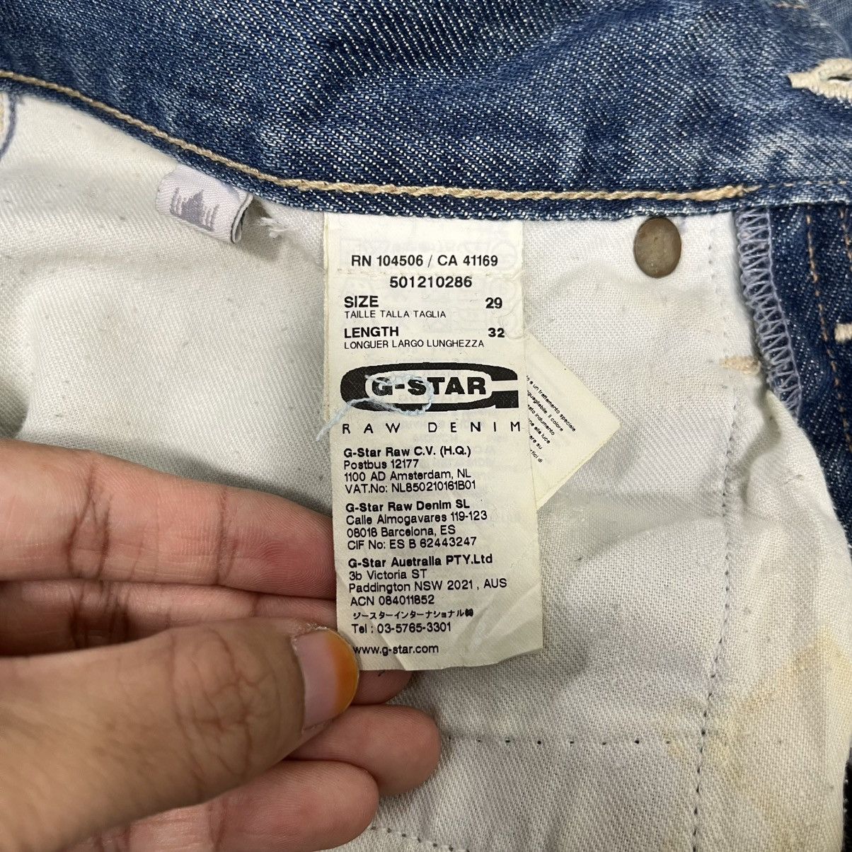G-Star Vintage G Star Raw Distressed Denim Jeans Size US 30 / EU 46 - 13 Thumbnail