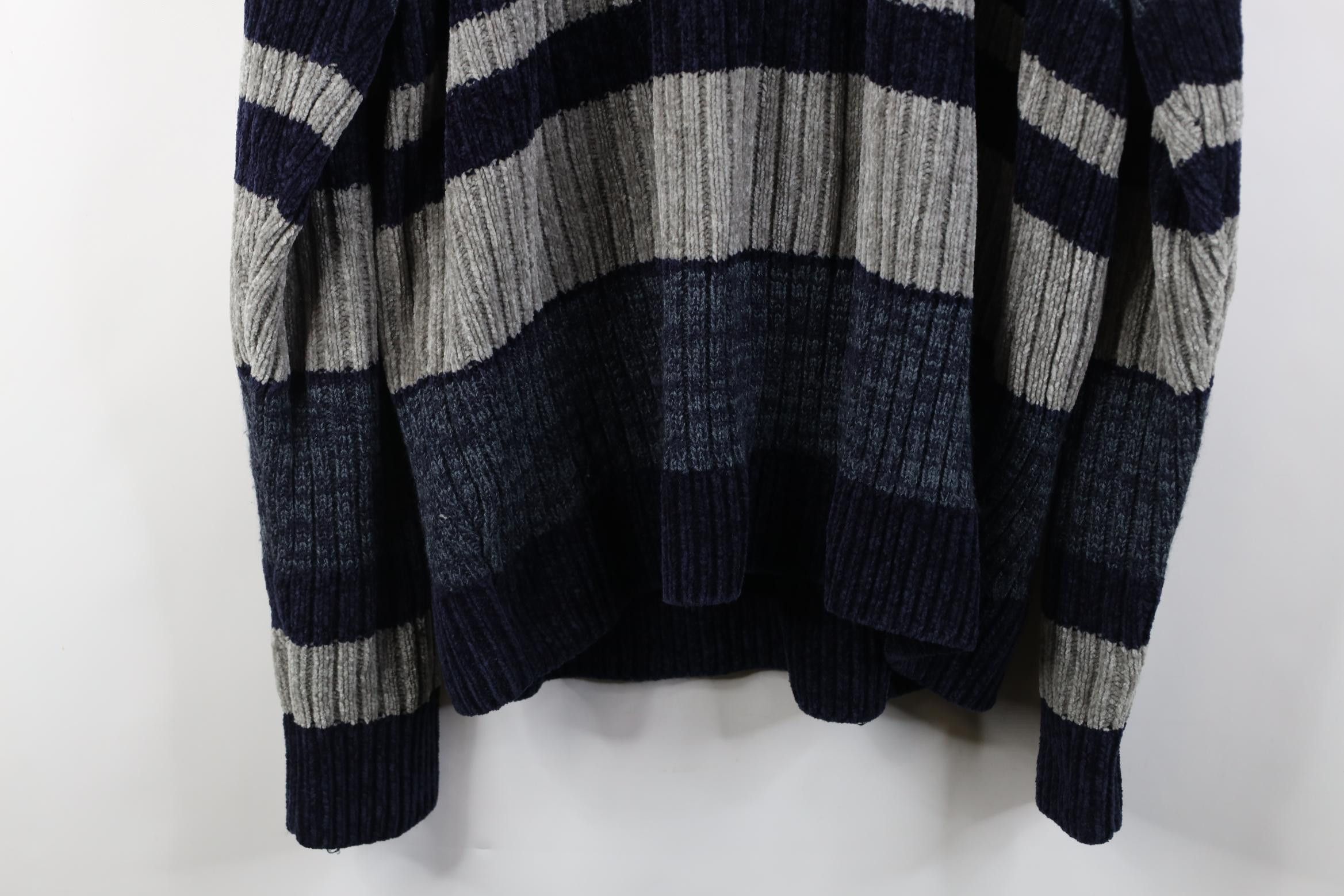 Vintage Vintage 90s Streetwear Block Fleece Ribbed Knit Sweater Size US XL / EU 56 / 4 - 10 Thumbnail