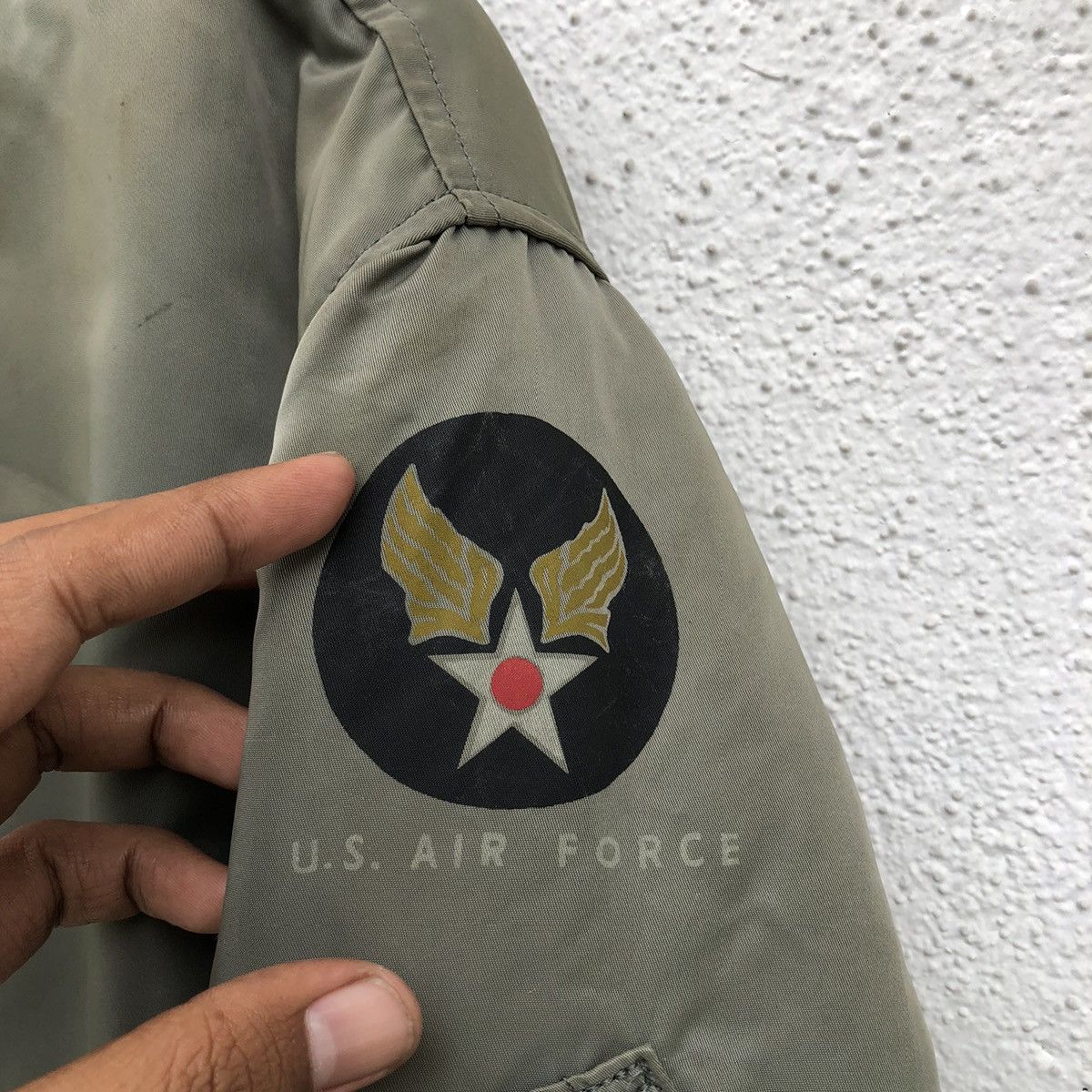 Vintage Vintage U.S. Air Force B-15D Intermediate Ma-1 Bomber Jacket Size US L / EU 52-54 / 3 - 7 Thumbnail