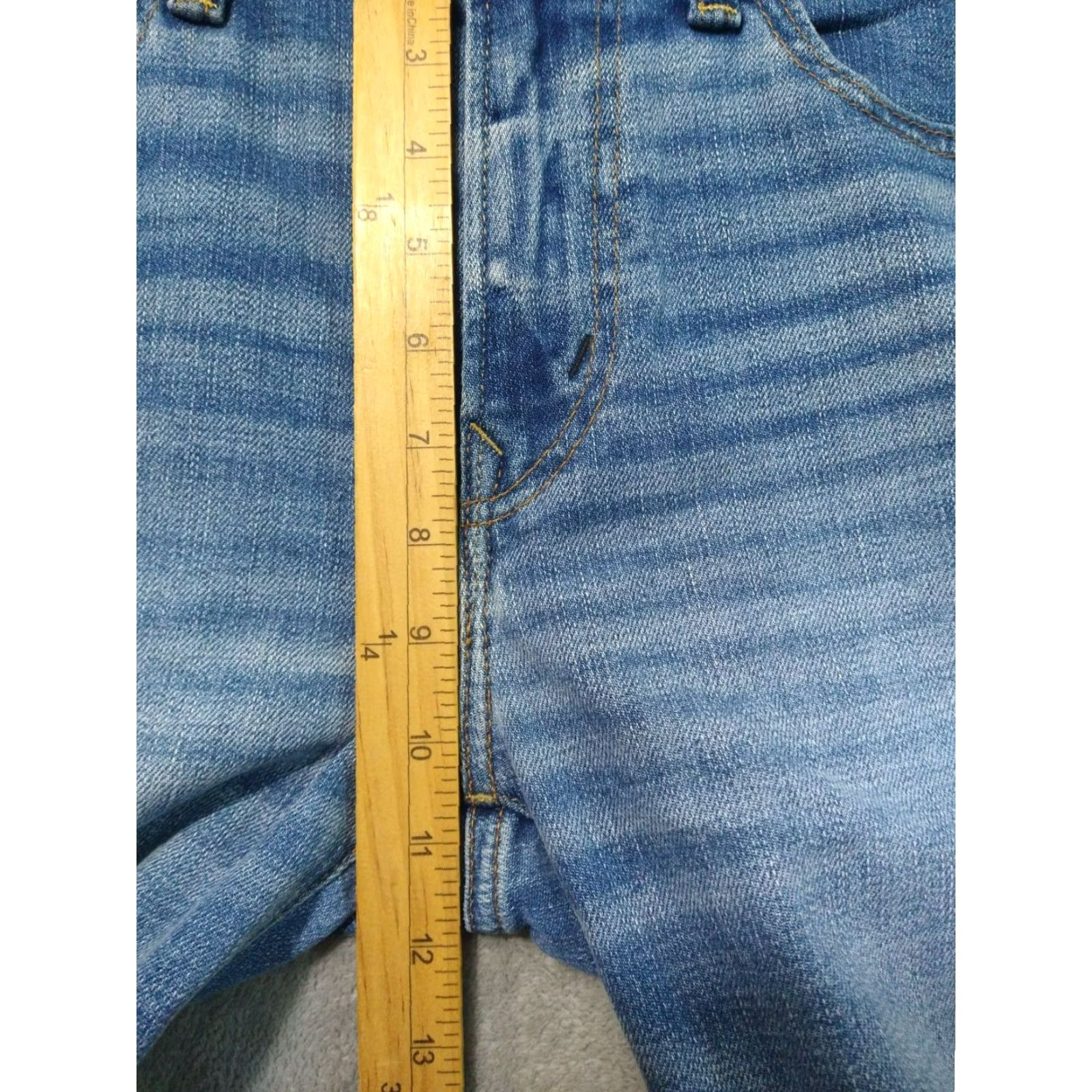 American Eagle Outfitters American Eagle Outfitters Jeans Mens 30x36 Athletic Straight Distressed Blue Denim Airflex Medium Wash 5-Pocket Mens Jeans Size US 30 / EU 46 - 4 Thumbnail