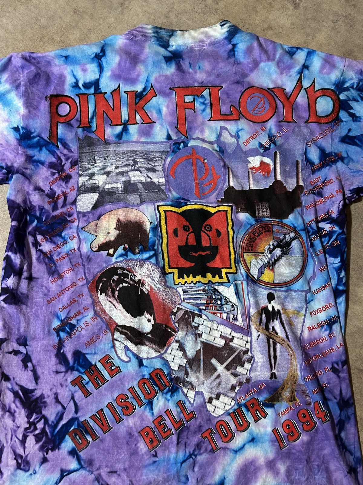 Other Vintage 1994 Pink Floyd Tour T-Shirt Size XL Size US XL / EU 56 / 4 - 5 Thumbnail