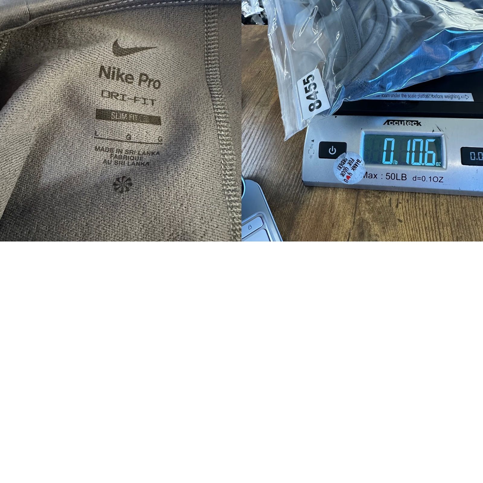 Nike Nike Pro Dri-FIT Mens Long Sleeve Training Top Gray Slim Fit CU6740-068 L Size US L / EU 52-54 / 3 - 8 Thumbnail