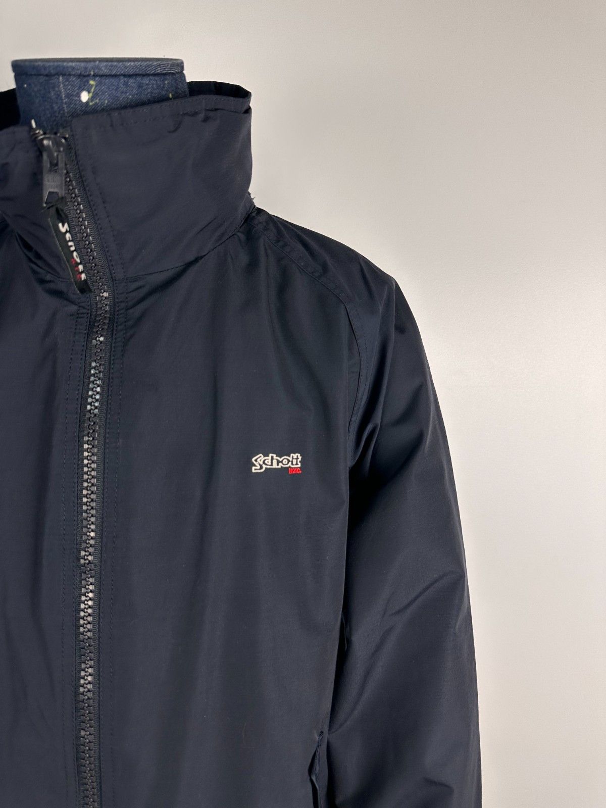 Schott Schott NYC Windbreaker Jacket Men’s Black Size L Size US L / EU 52-54 / 3 - 2 Thumbnail